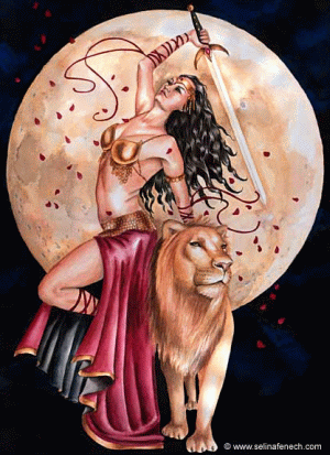 The goddess, Ishtar
