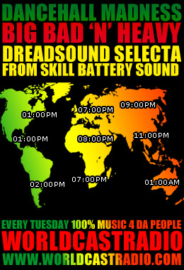 Dancehall Madness – WorldCast Radio Live Audio 08.09.11
