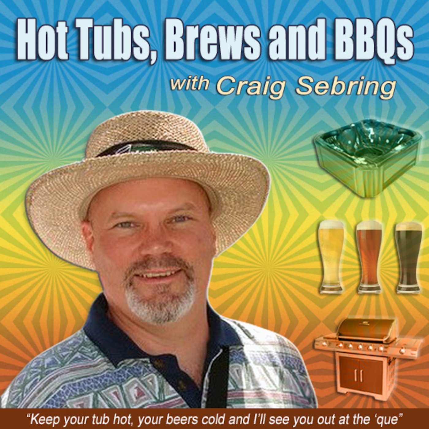Hot Tub Covers, Dark Lager, BBQ Tool Belt