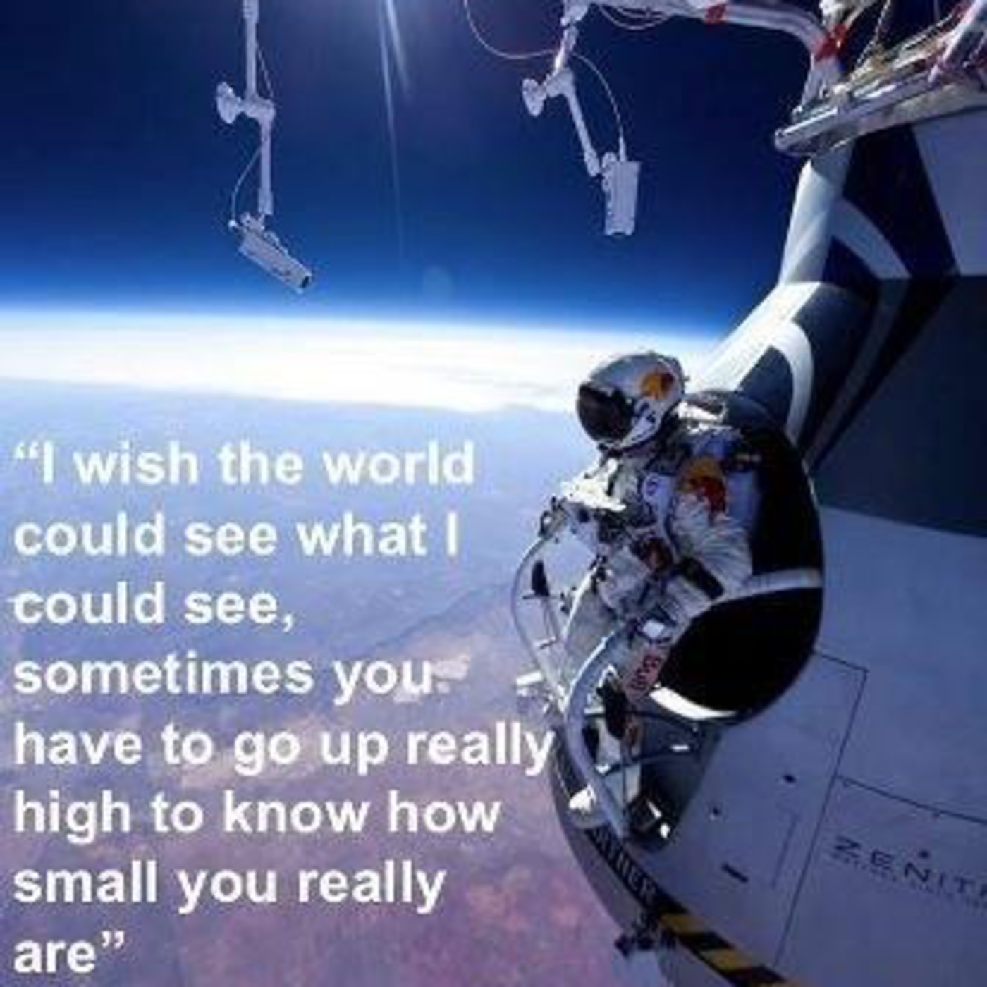 30: Sky dive from space
