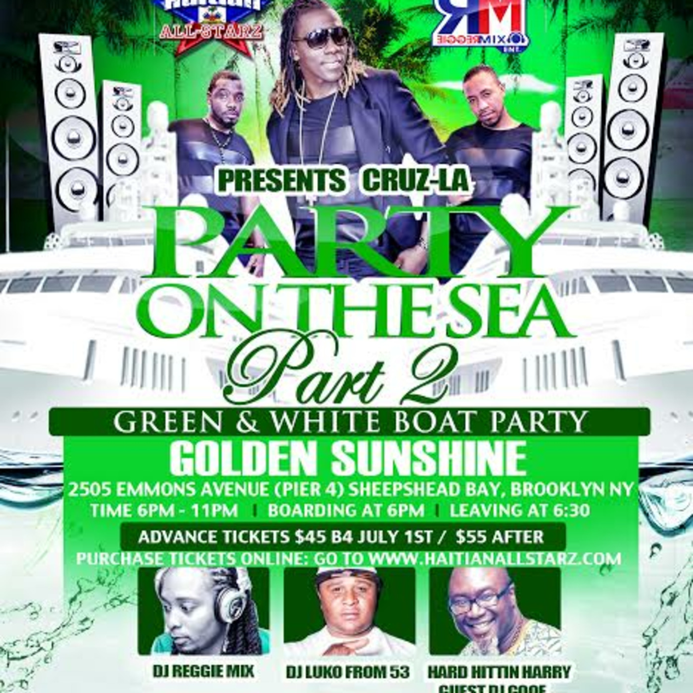 Party On The Sea [Green & White Boat Party Gouyad Promo Mix]