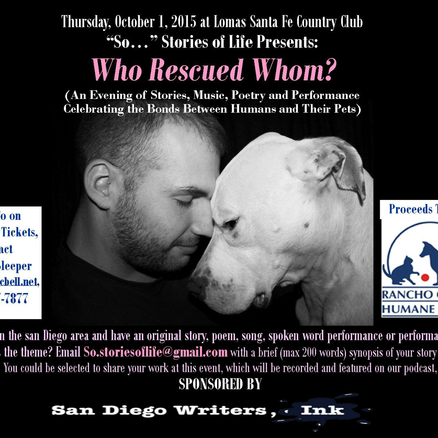 Who Rescued Whom (stories of human and animal bonds)