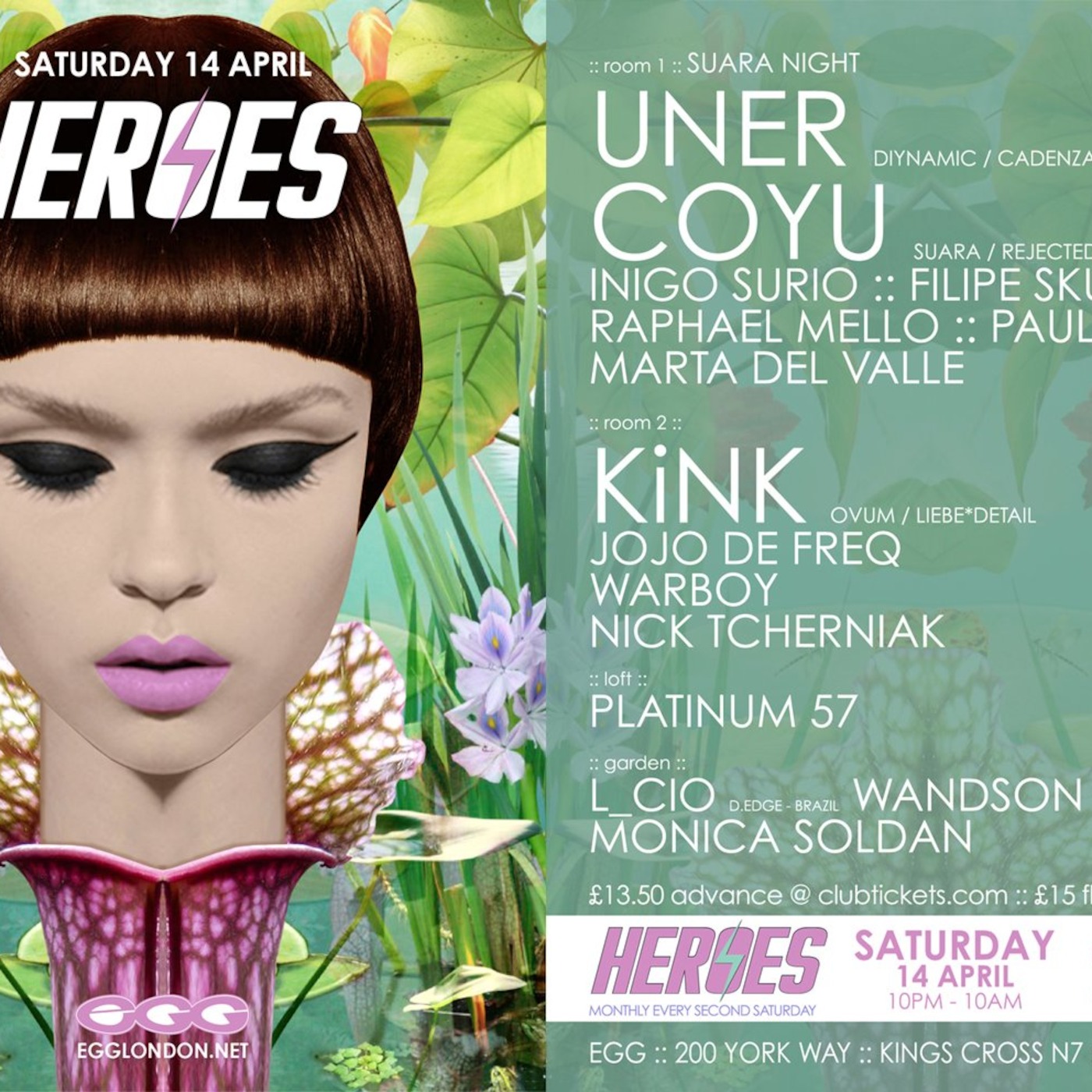 Nick Tcherniak at Heroes 14.04.12 smoothly mixed on 3 decks