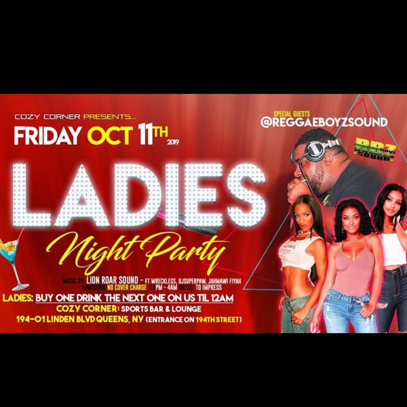 LIVE JUGGLIN - LADIES NIGHT 10.11.19 - QUEENS NY