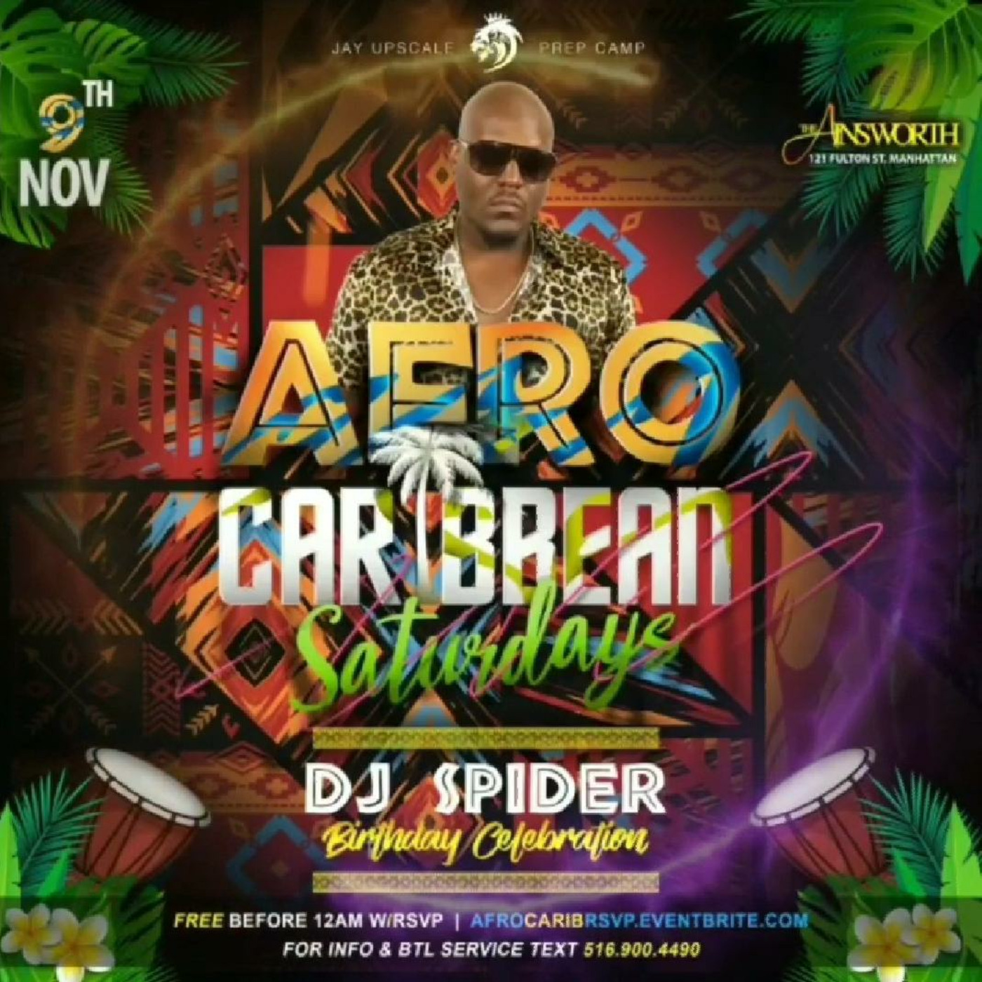 REGGAEBOYZ LIVE JUGGLIN; DJ SPIDER EARTHSTRONG NYC 11.9.19