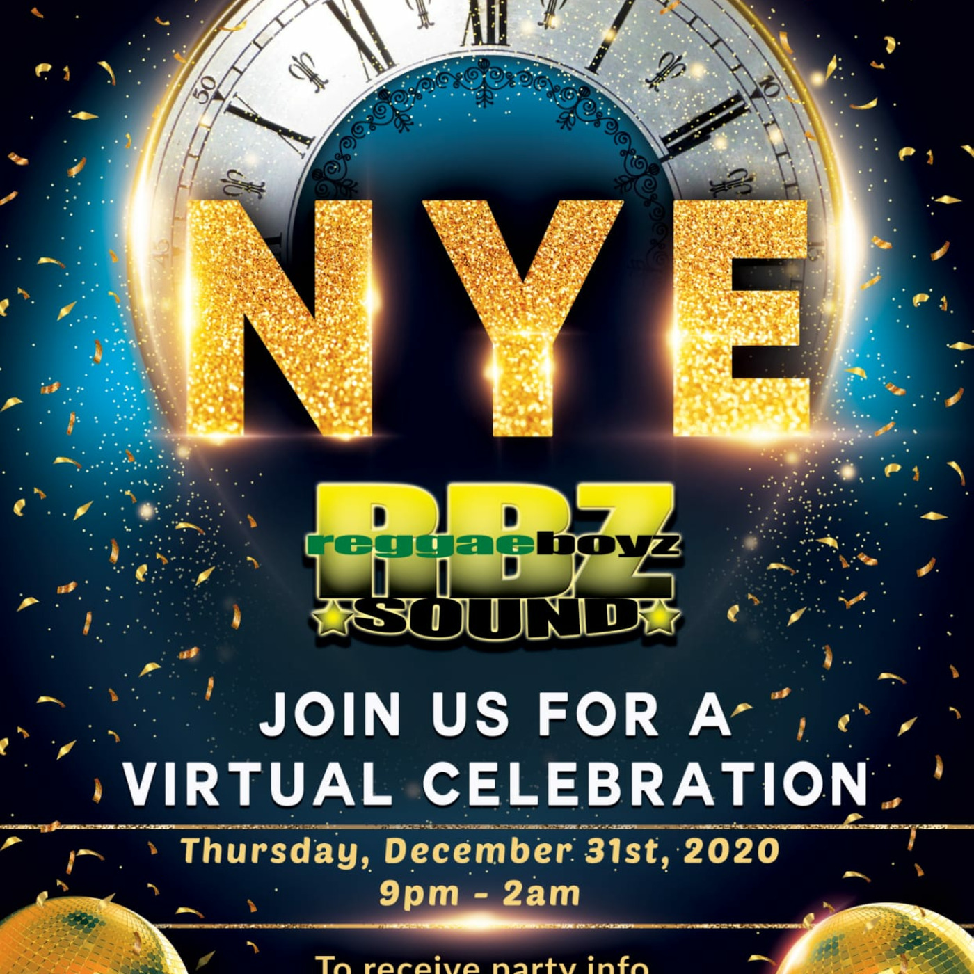 REGGAEBOYZ SOUND 2021 NYE ZOOM PARTY