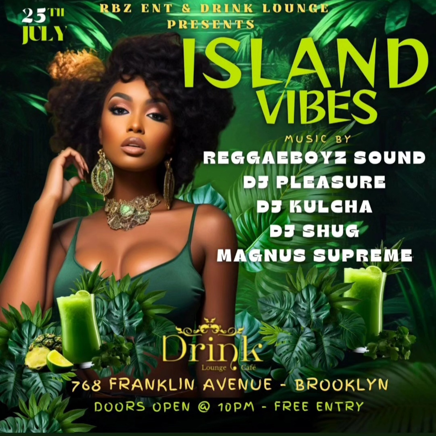 Episode 8: LIVE JUGGLIN - ISLAND VIBES LIVE - 7/25/25 - BROOKLYN, NY