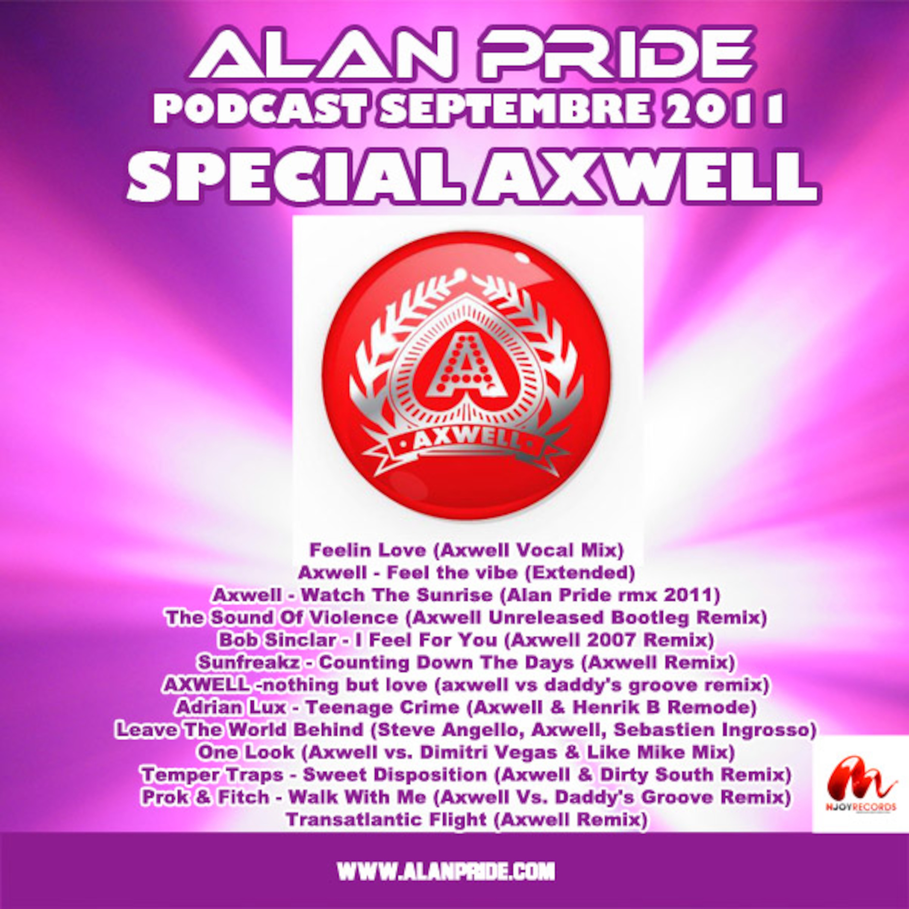 ALAN PRIDE PODCAST (SPECIAL AXWELL - SEPTEMBRE 2011) episode artwork