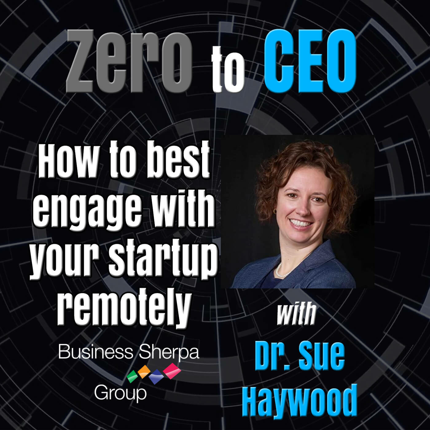 Episode 166: Zero to CEO: How to best engage with your startup remotely with Dr. Sue Haywood