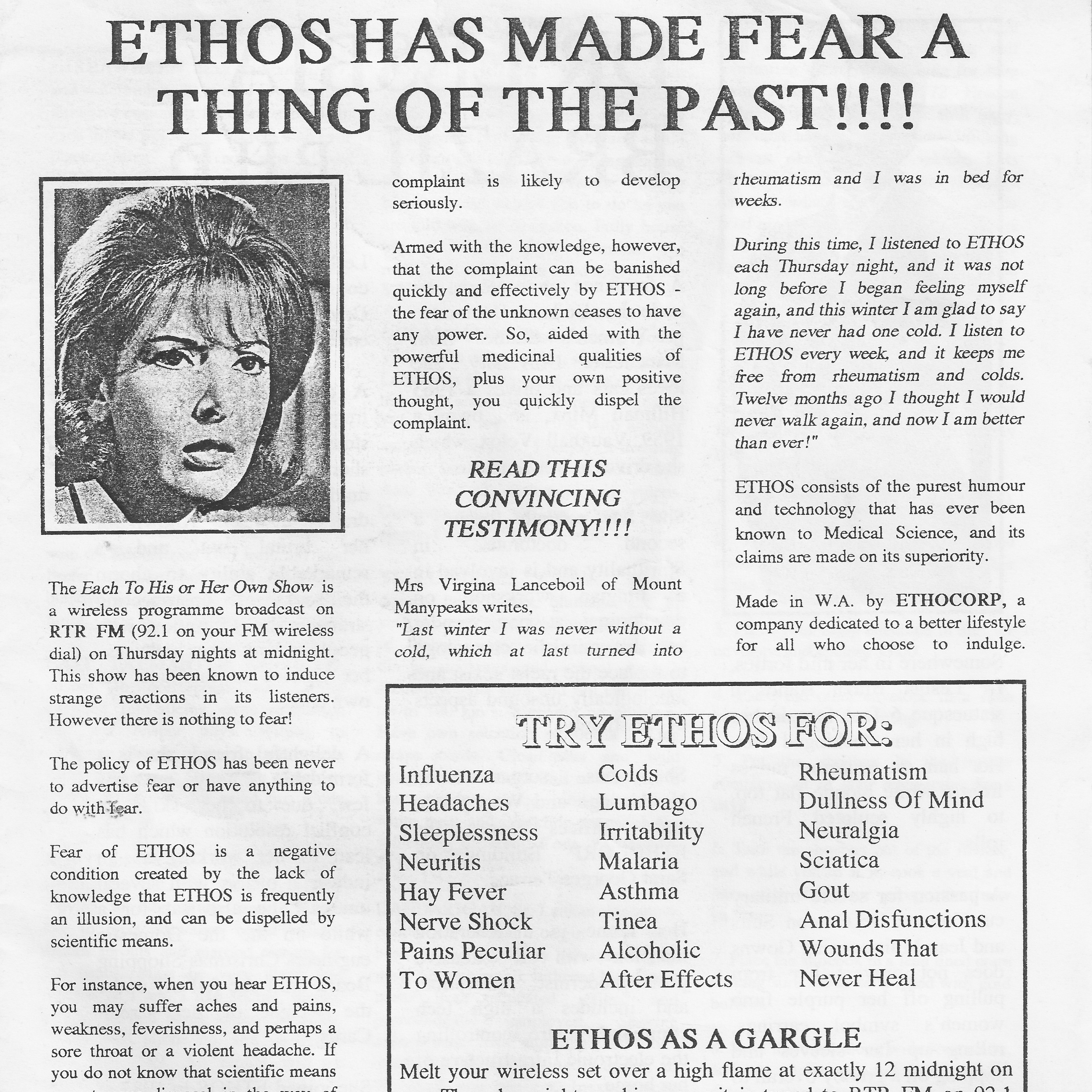 ETHOS podcast artwork