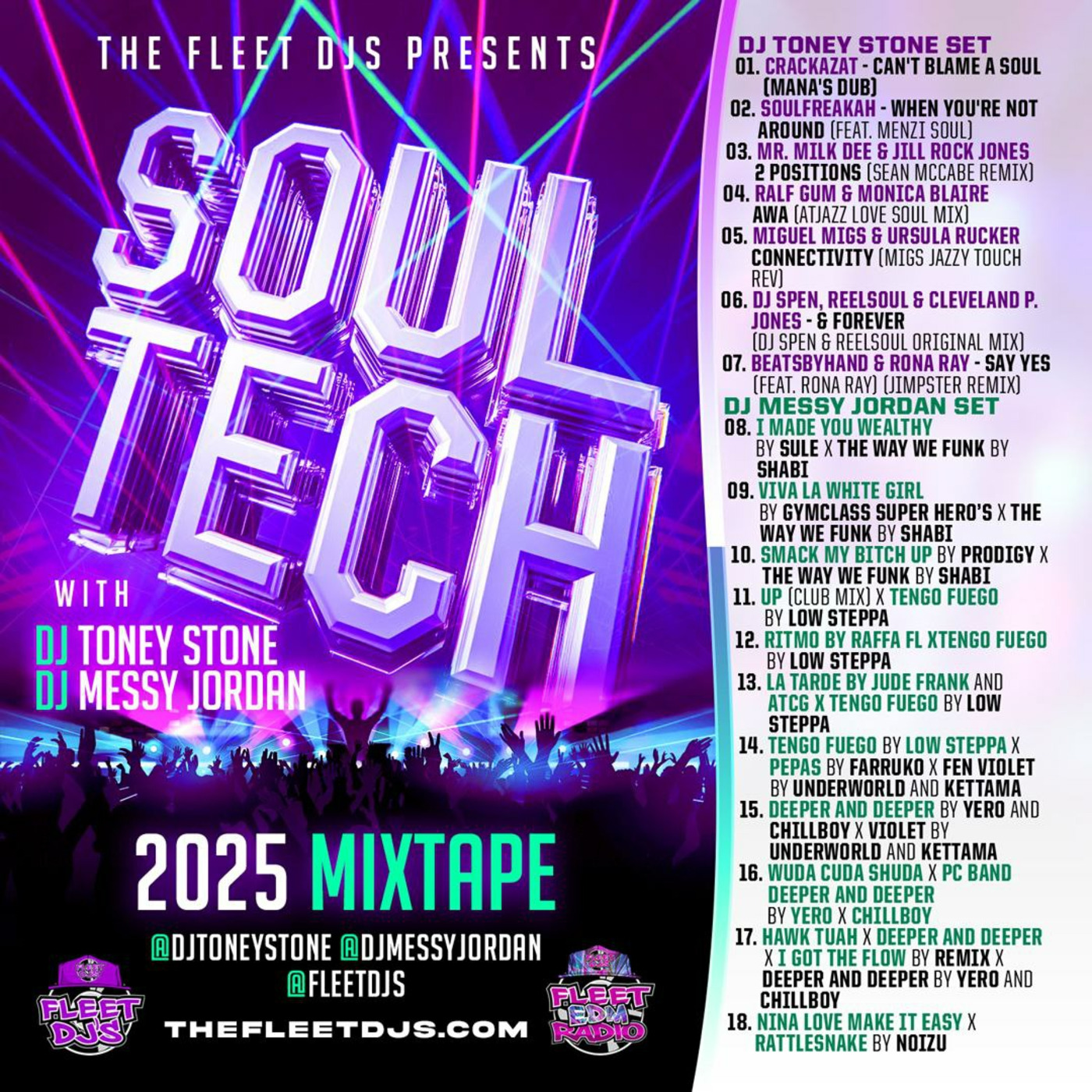 Episode 3: THE FLEET DJS PRESENTS SOULTECH WITH DJ MESSY JORDAN & DJ TONEY STONE