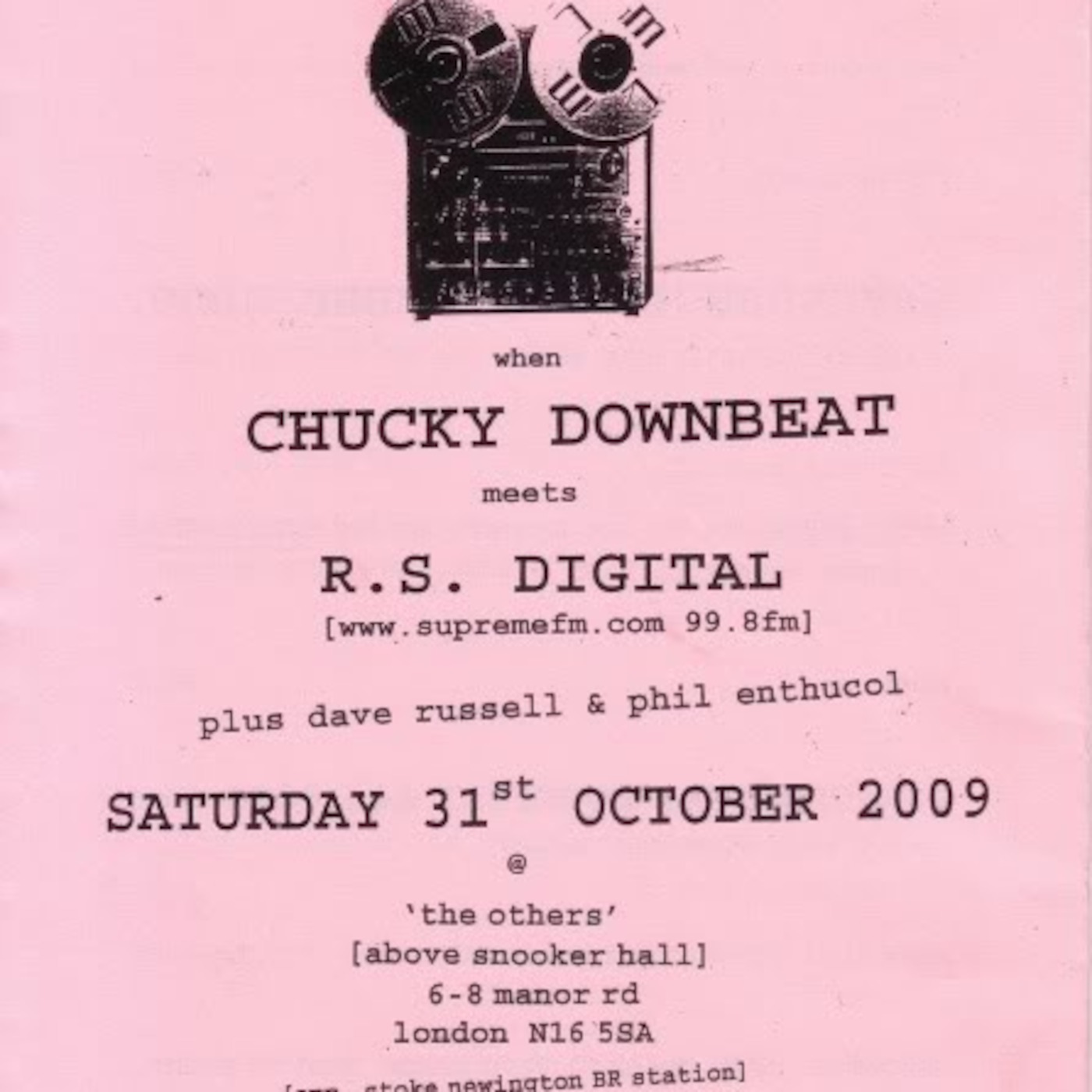 RS DIGITAL MEETS CHUCKY DOWNBEAT