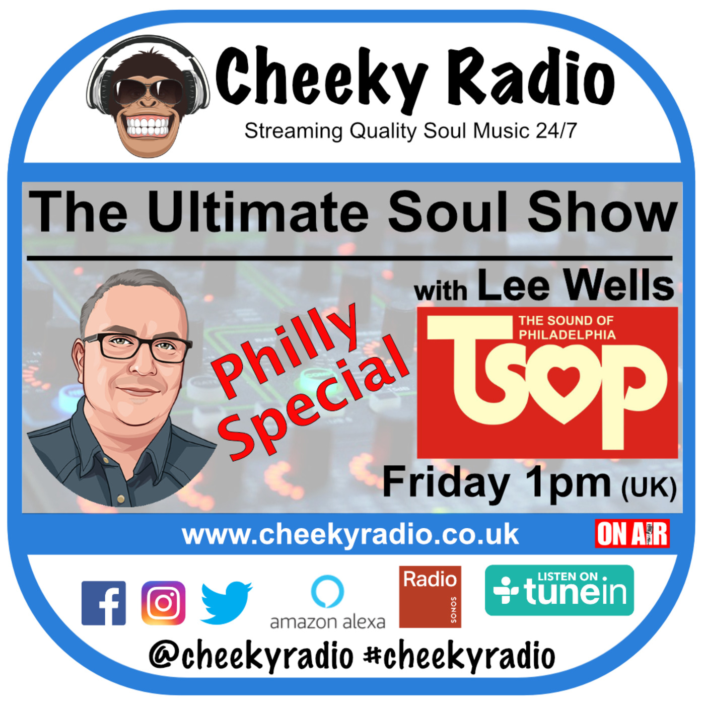 Lee Wells Soul Show  Podcast Cheeky Radio UK