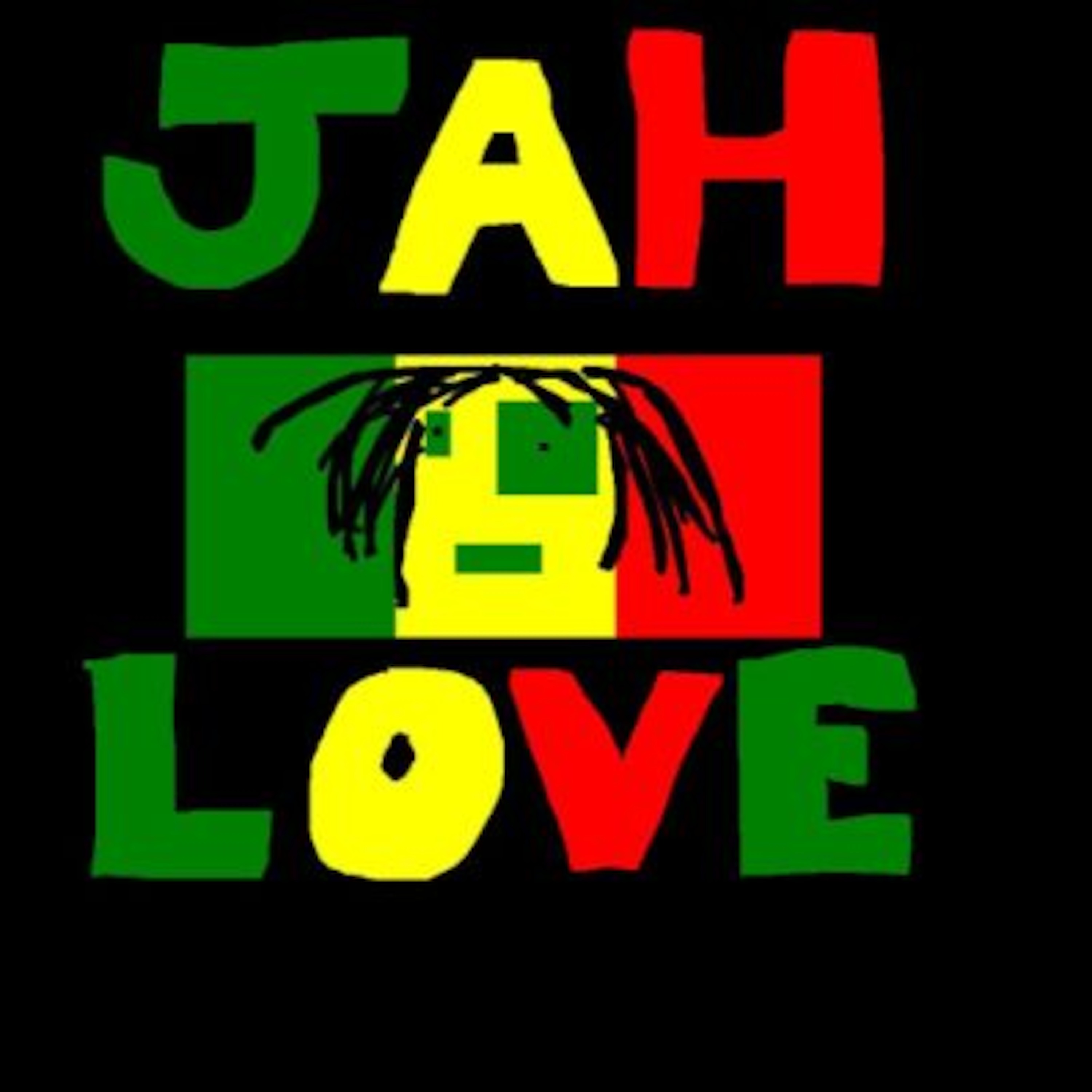 Jah God. Rasta Words.