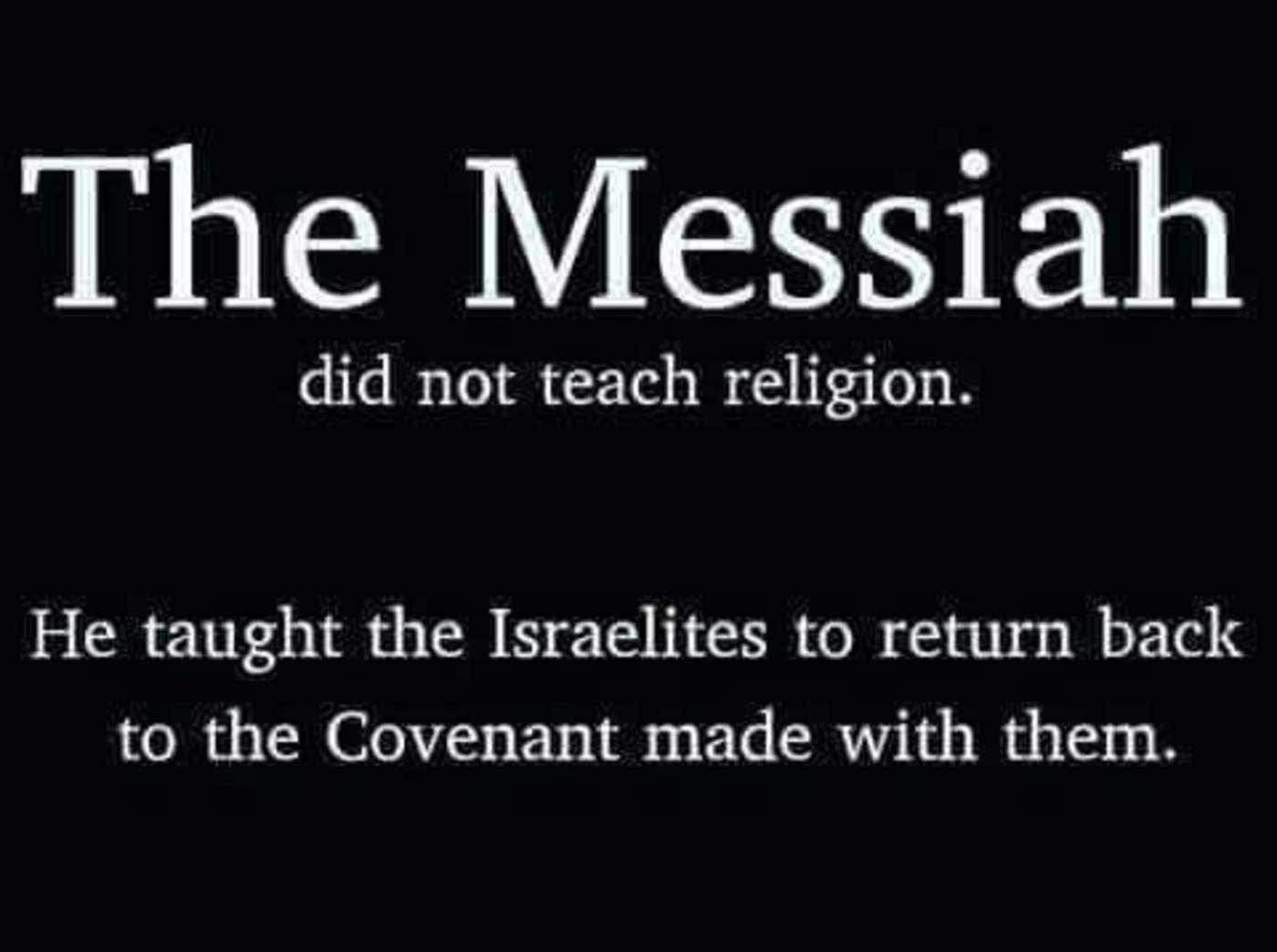 RELIGION PART 2 AND WHAT DID MESSIAH REALLY TEACH ABOUT? episode artwork