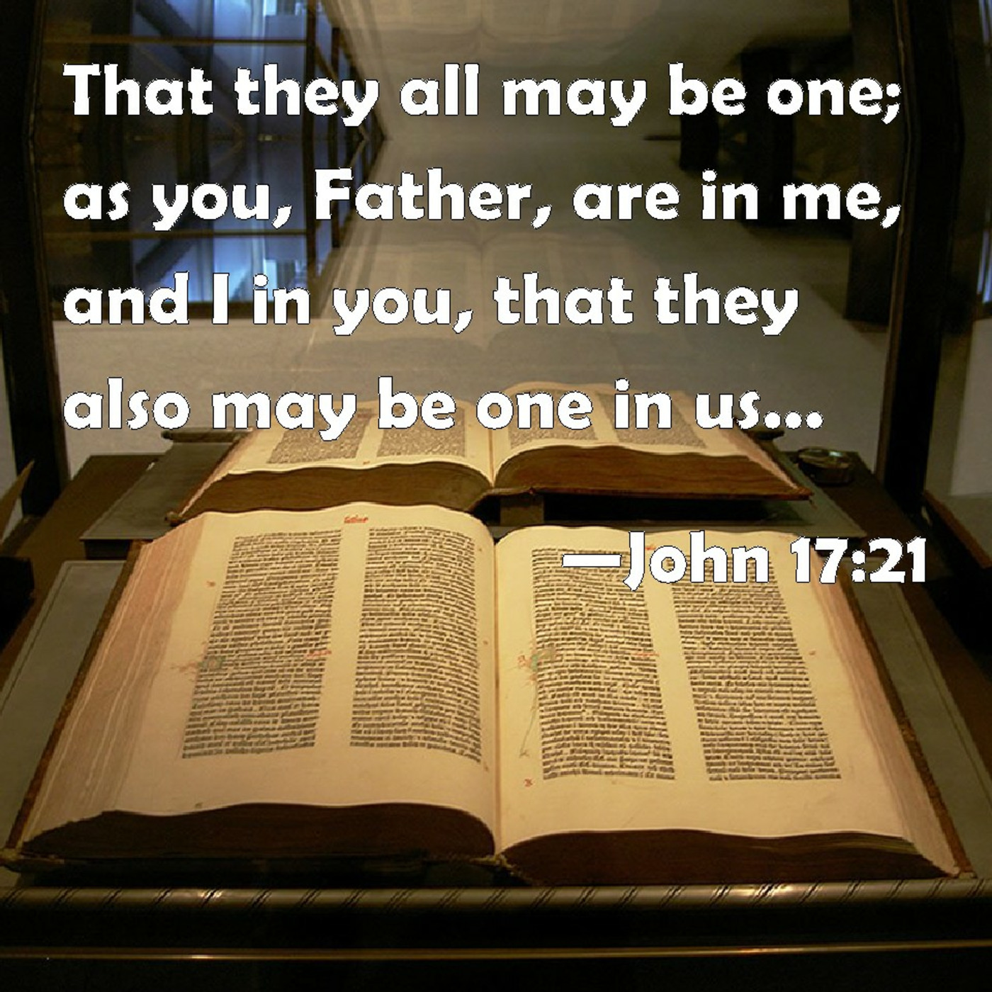 SO THAT THEY ALL MIGHT BE ONE AS YOU FATHER ARE IN ME AND I IN YOU ? episode artwork