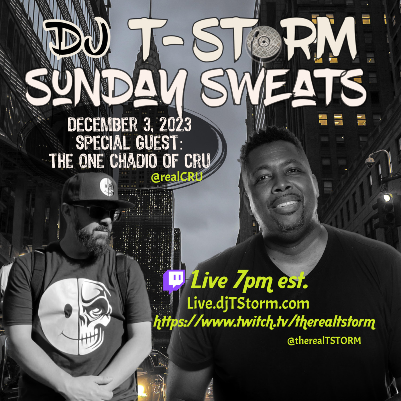 Episode 5: Sunday Sweats 12.3.23 with guest The one Chadio of Cru episode artwork
