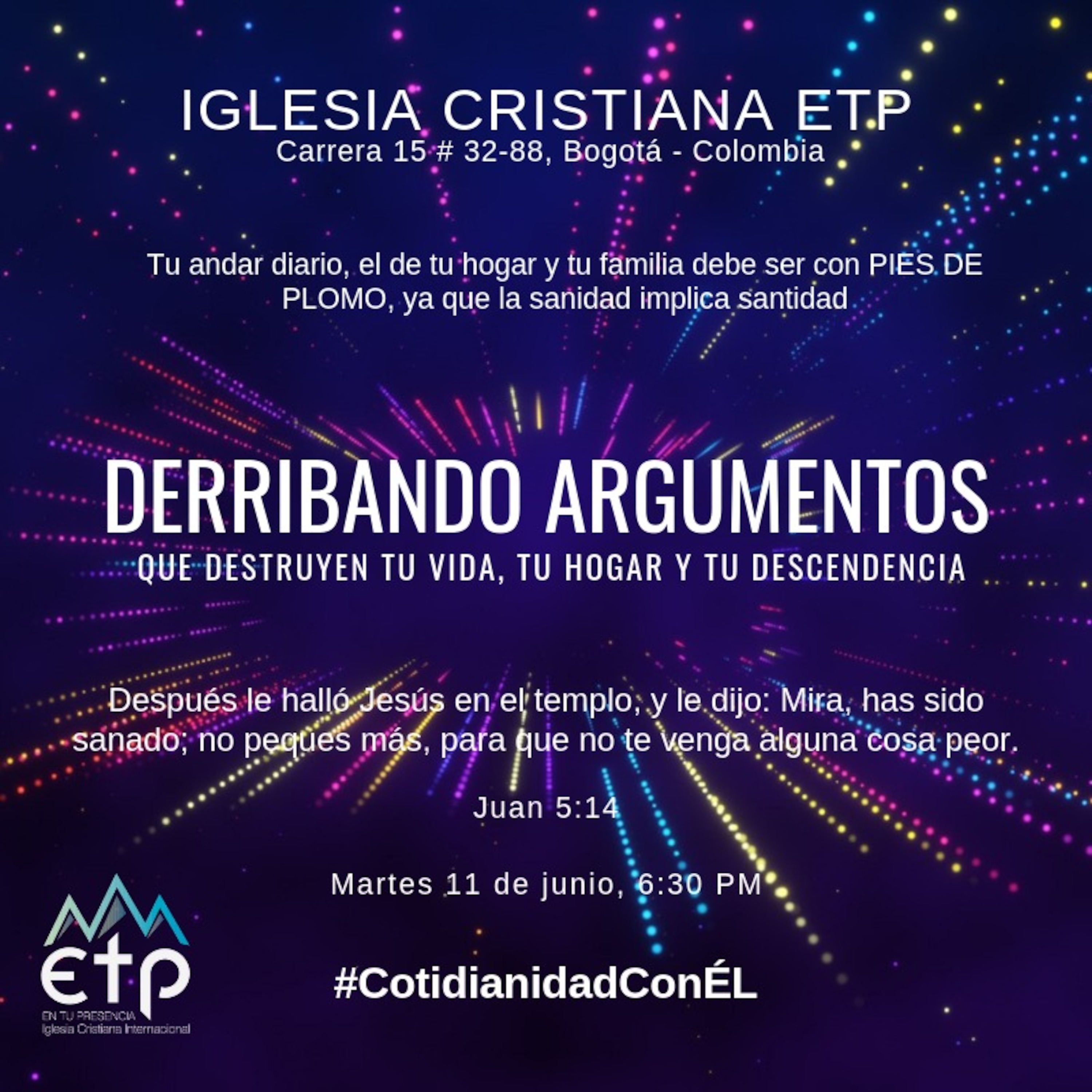 Charlas Pastor Luis Salas, Iglesia ETP
