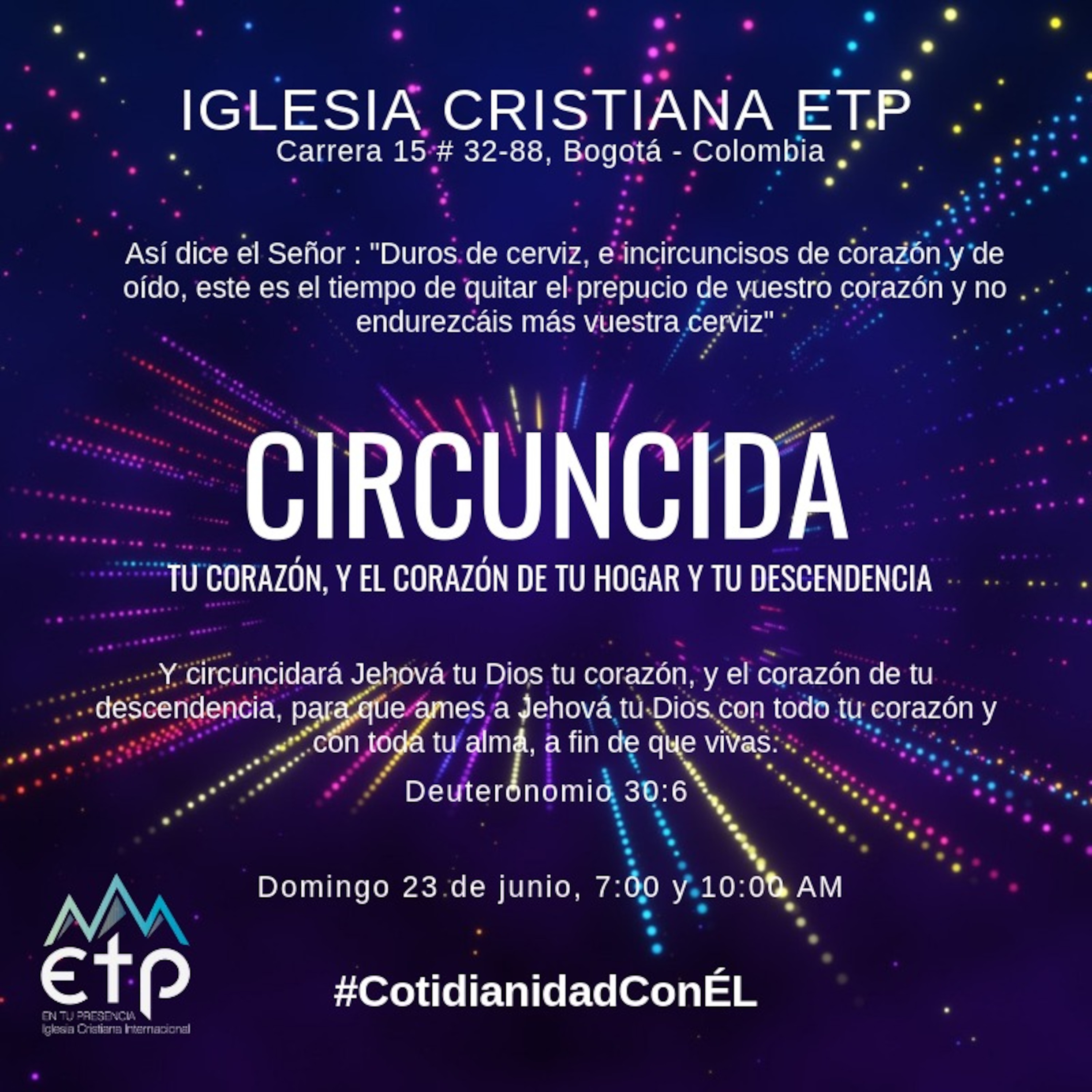 Charlas Pastor Luis Salas, Iglesia ETP