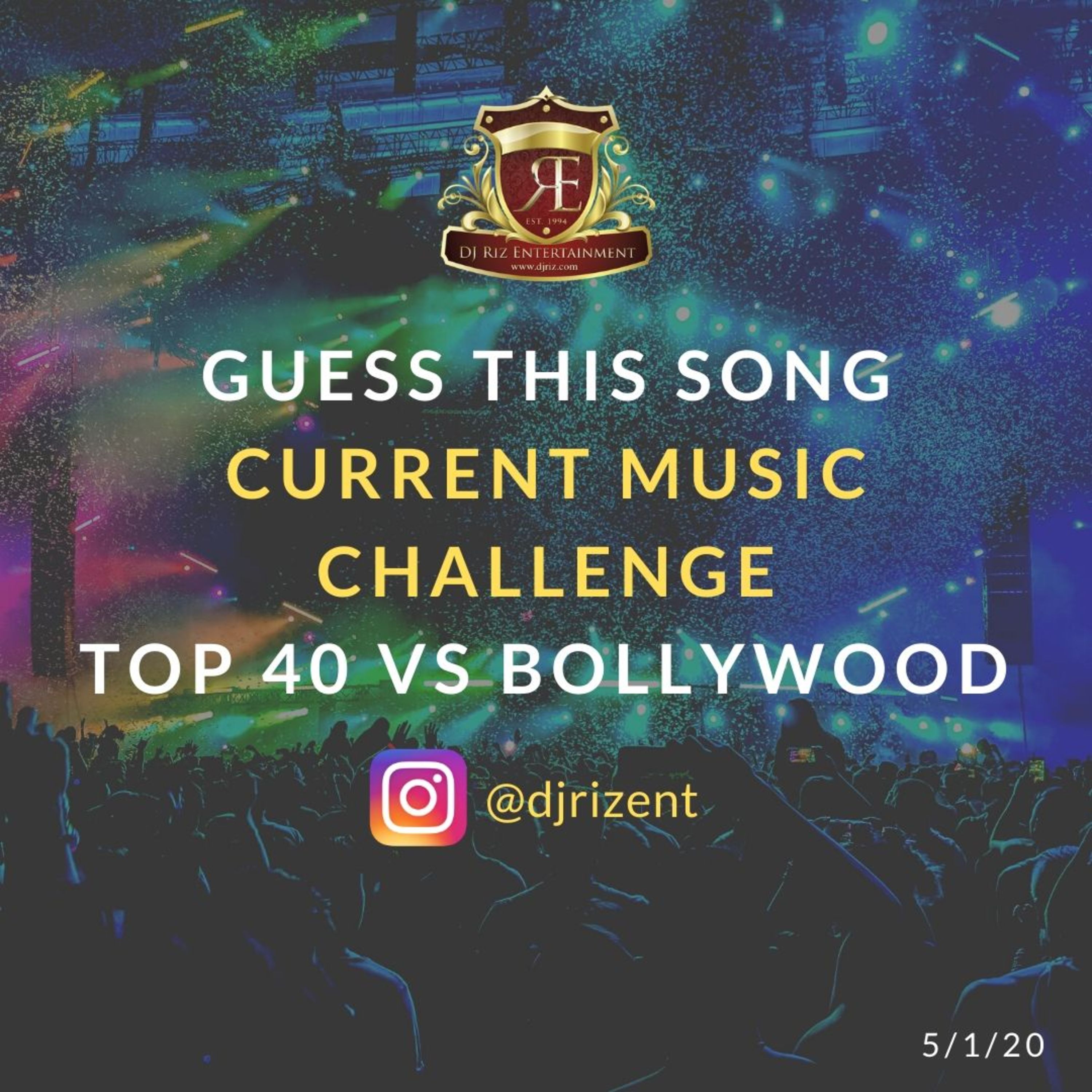 Guess this song current music challenge Top 40 vs Bollywood May 1 2020