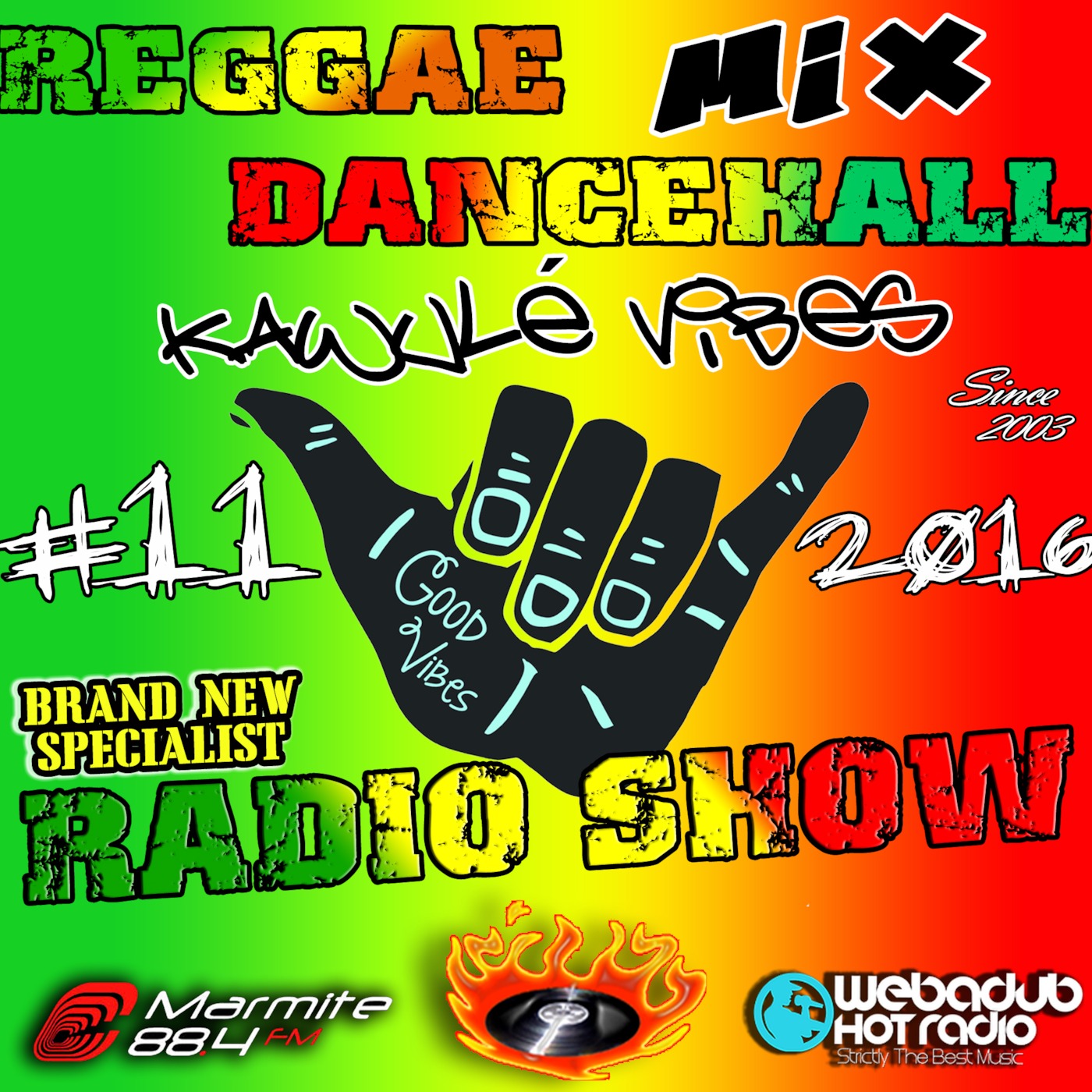 19.03.16.Reggae Dancehall Brand new Riddim Mix Kawulé vibes Radio Show E#11-2016