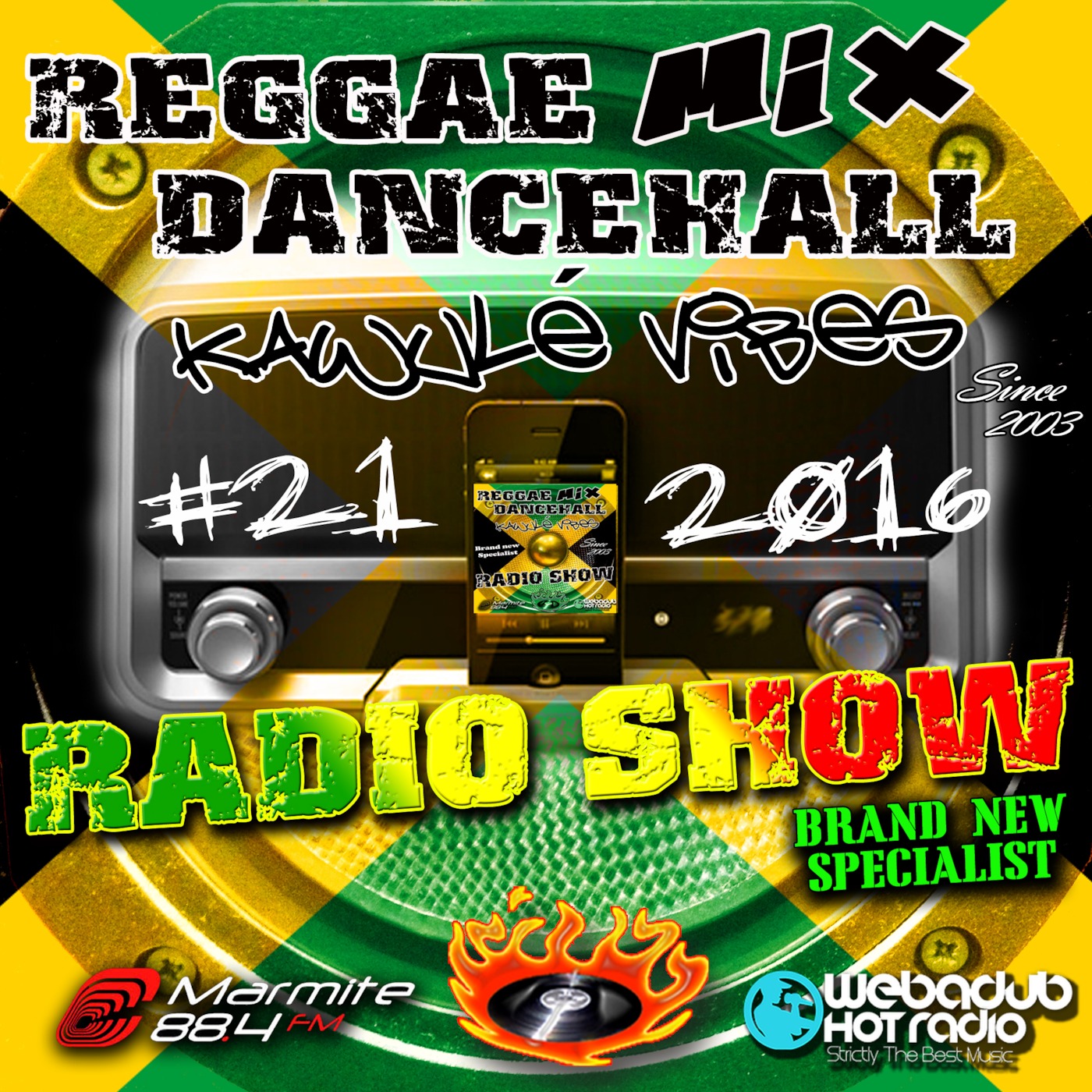 04.06.16.Reggae Dancehall Brand new Riddim Mix Kawulé vibes Radio Show E#21-2016