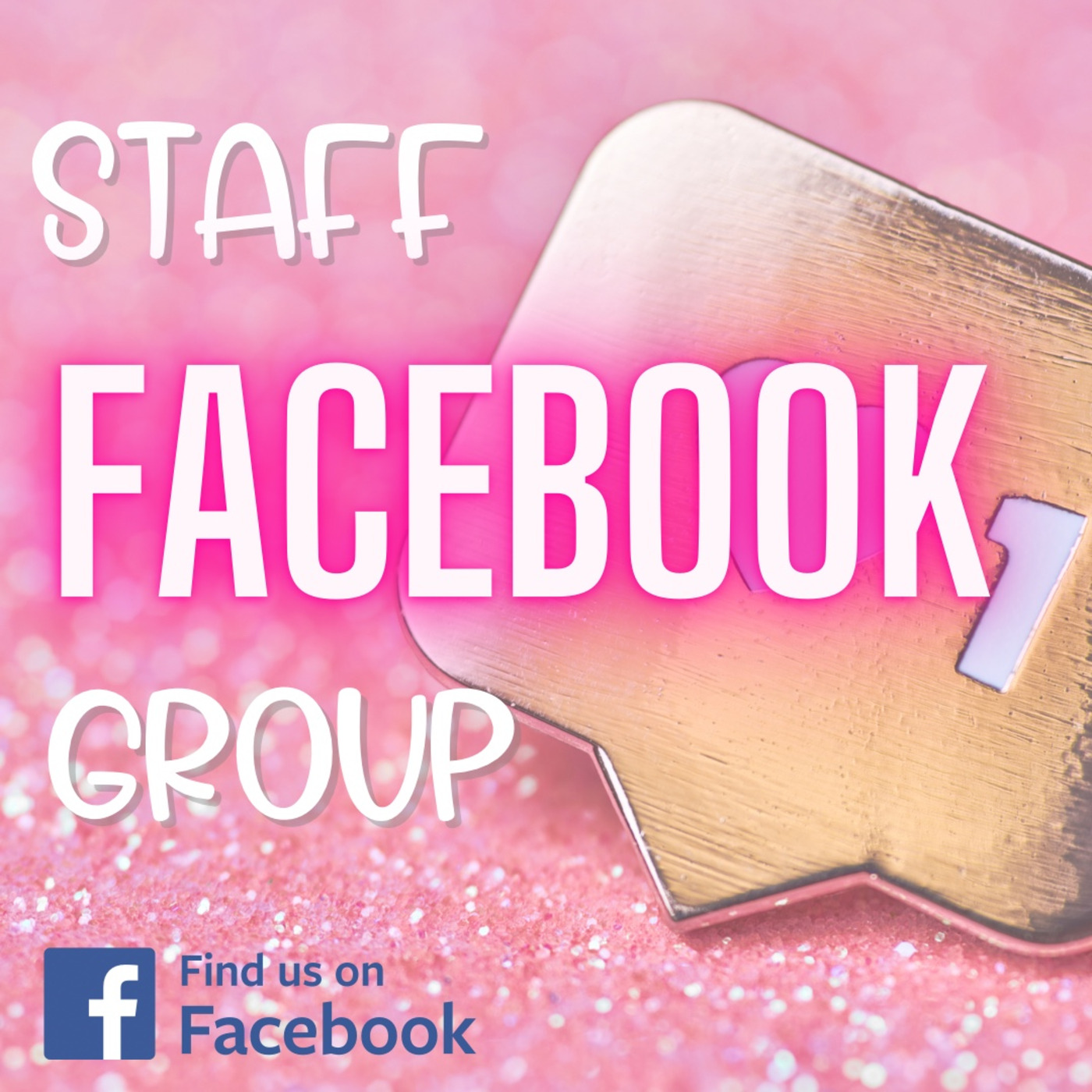 Using a Staff Only Facebook Group episode artwork