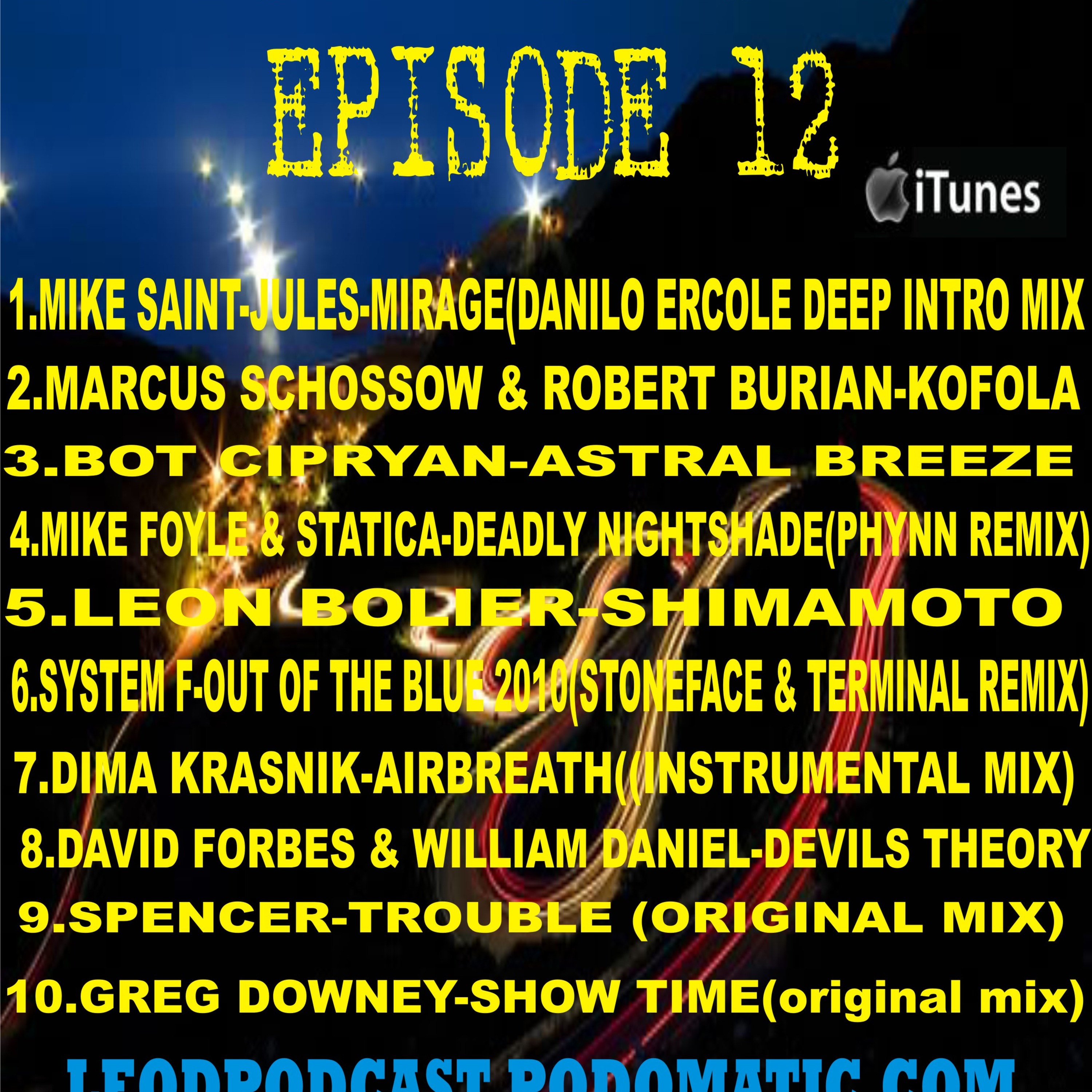 LEO D PODCAST EPISODE 12 episode artwork