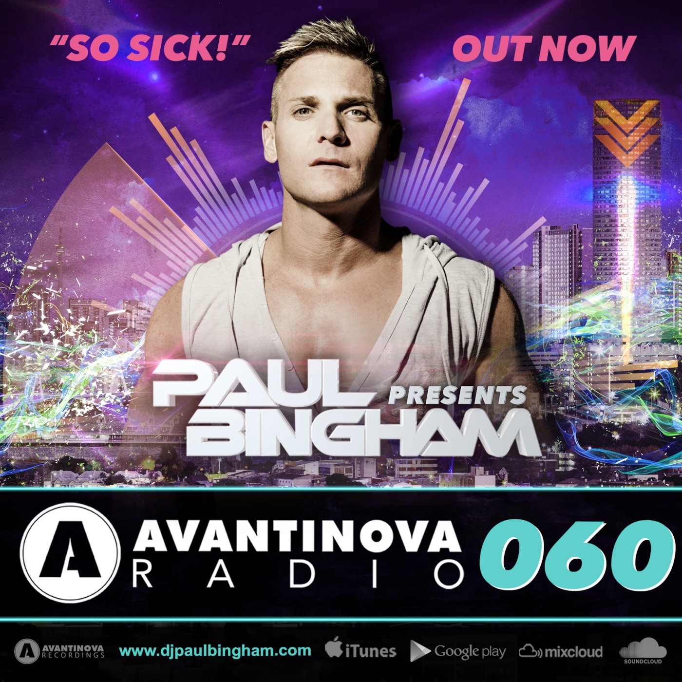 Paul Bingham - Avantinova Radio 060 - So Sick! OUT NOW