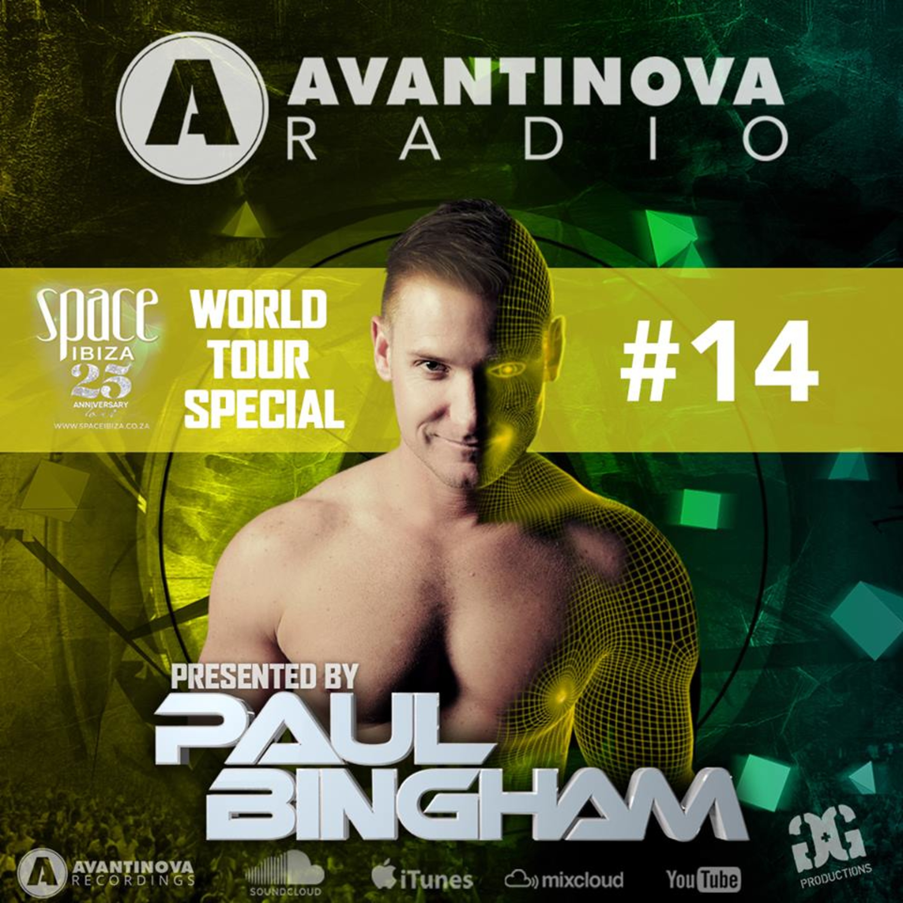 Paul Bingham - AVANTINOVA RADIO #14 - SPACE IBIZA WORLD TOUR SPECIAL