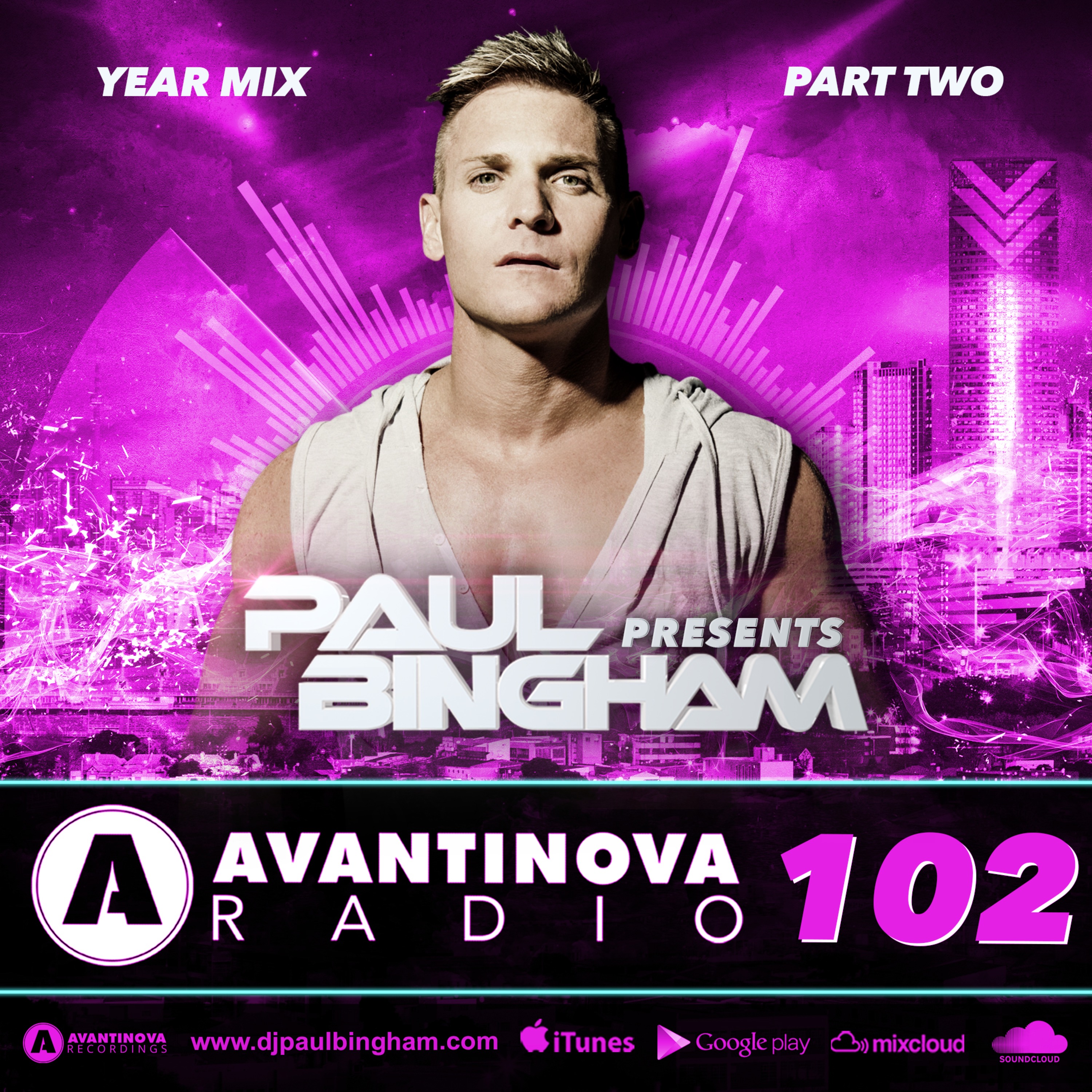102 - PAUL BINGHAM - AVANTINOVA RADIO - 14 Jan 2019 (Year Mix Part Two)