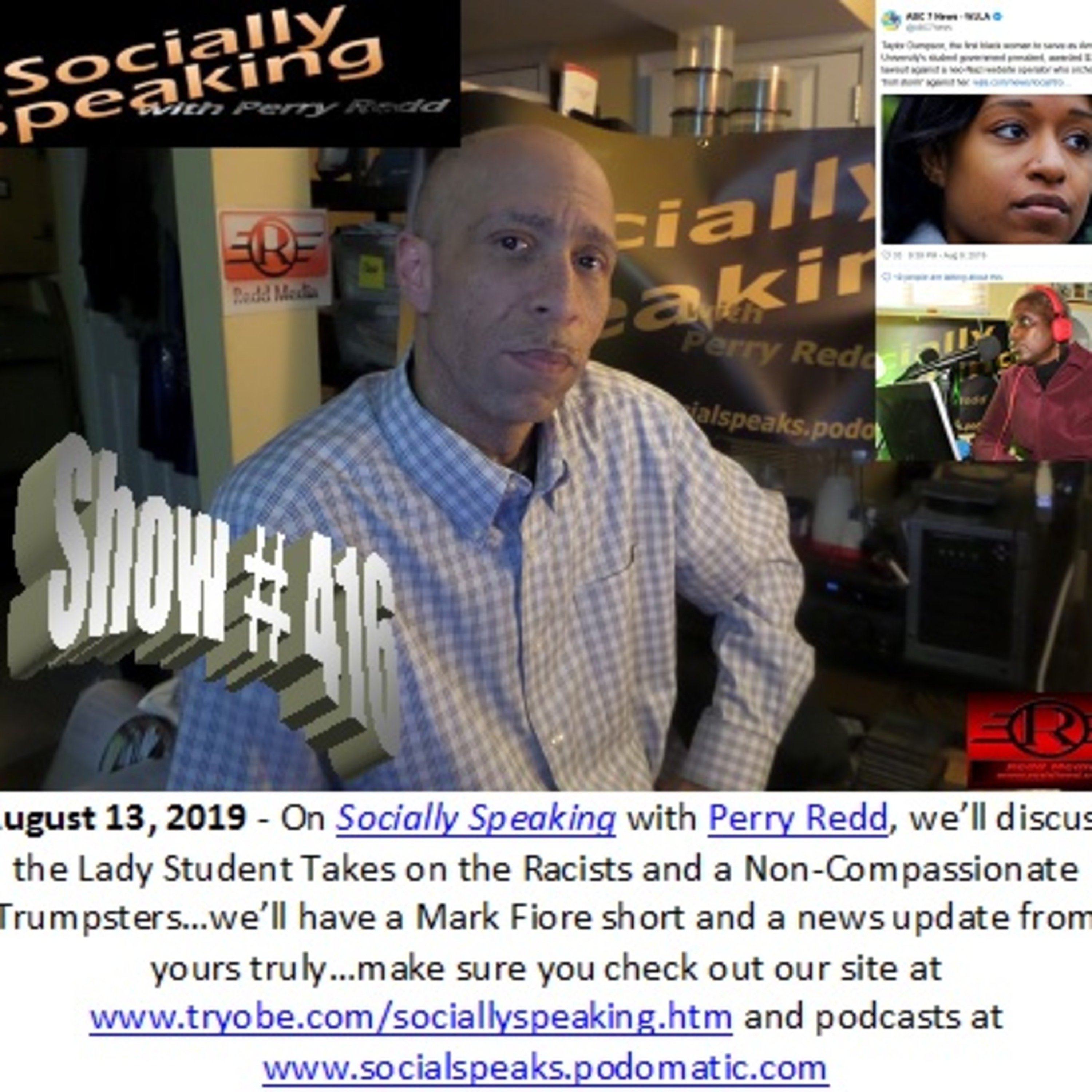 Socially Speaking-the Lady Student Takes on the Racists and a Non-Compassionate Trumpsters Socially Speaking-the Lady Student Takes on the Racists and a Non-Compassionate Trumpsters