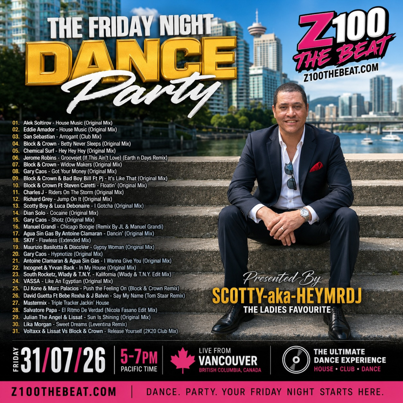 Episode 868: 31-07-26 Z100TheBeat Radio Show episode artwork
