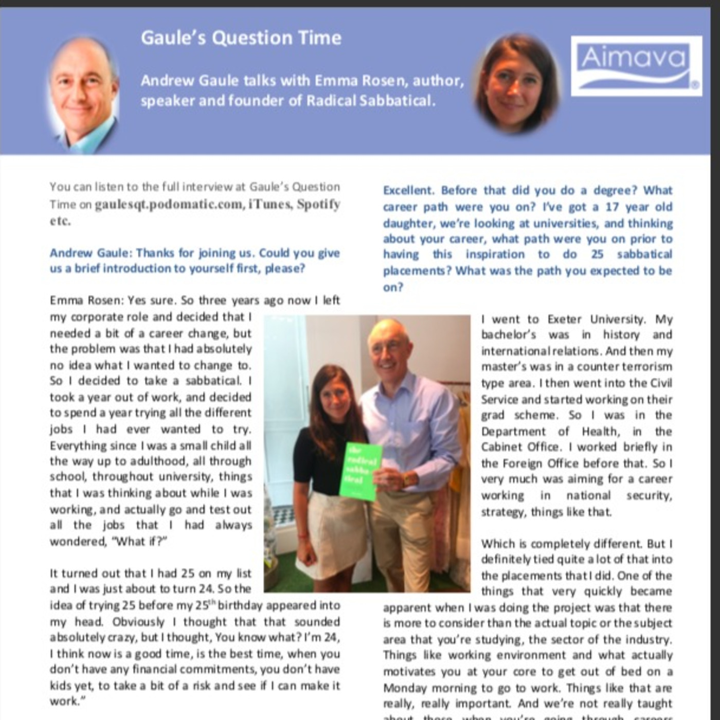 Gaule\'s Question Time
