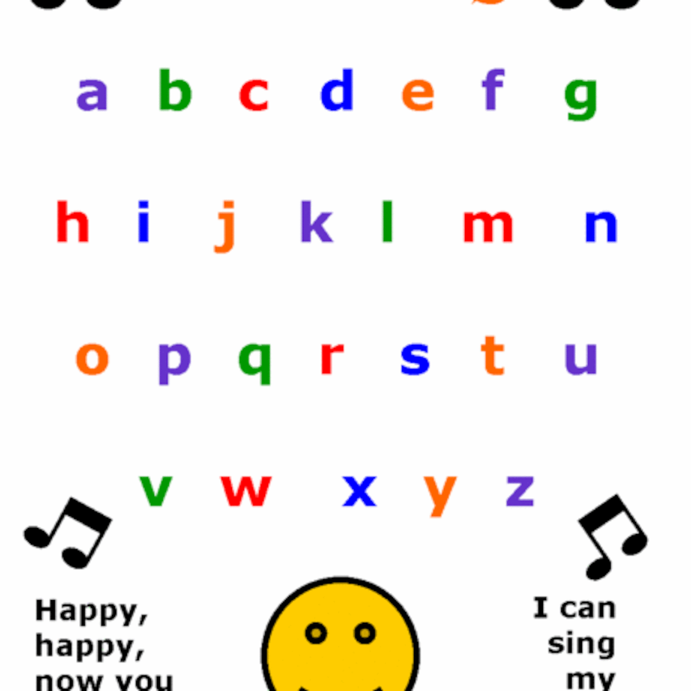 A Student Says Her ABCs