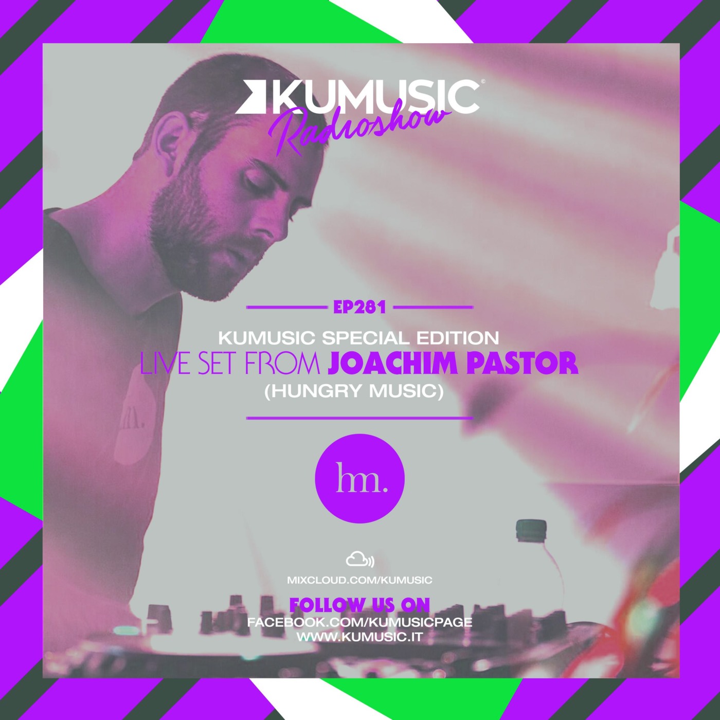 Kumusic Radioshow Ep.281 - Guest of the week: live set from Joachim Pastor