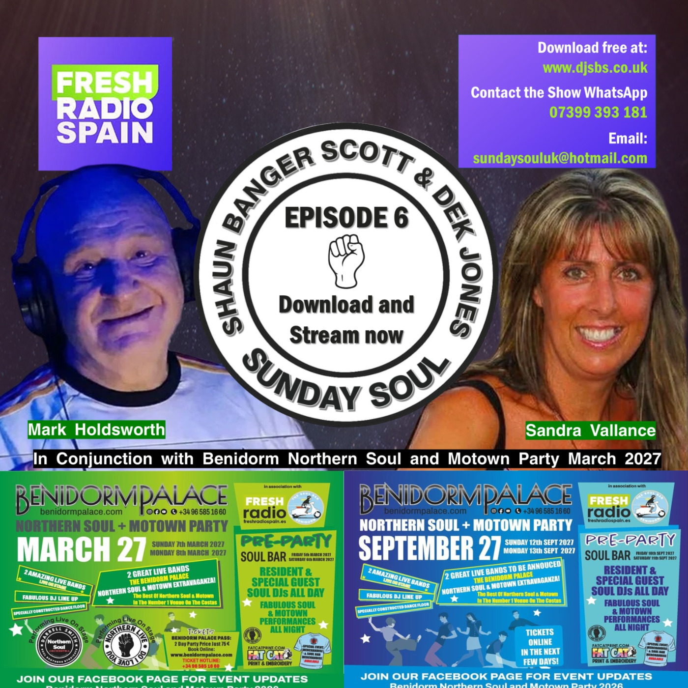 Episode 44: SBS & Dek Jones Sunday Soul Ep 6 Mark Holdsworth.