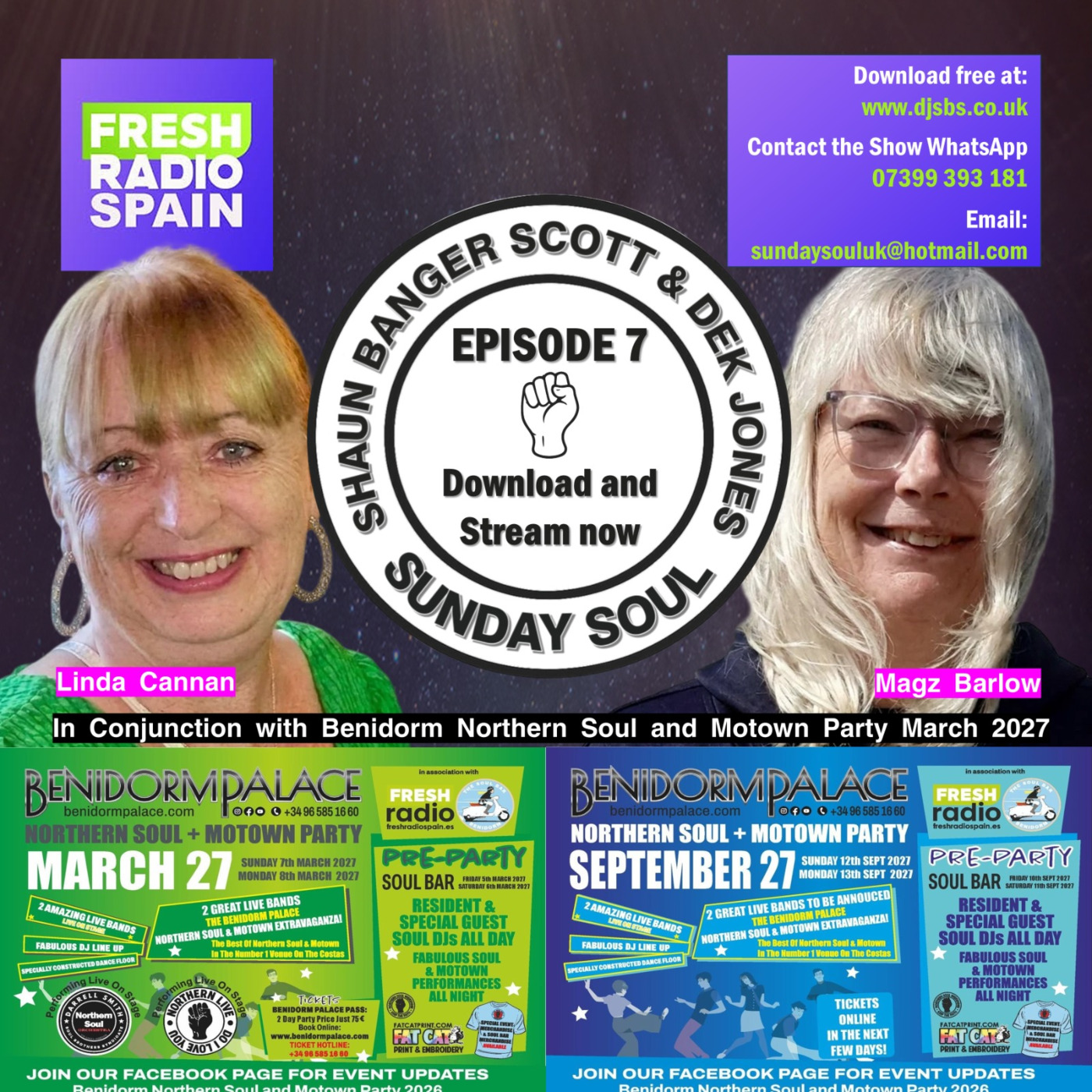 Episode 47: SBS & Dek Jones Sunday Soul Ep7 Linda Cannan