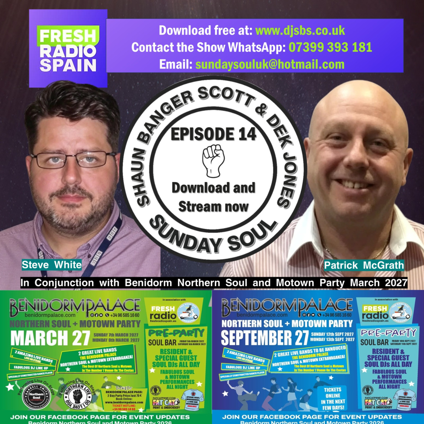 Episode 74: SBS Dek Jones Sunday Soul Week 14 Steve White