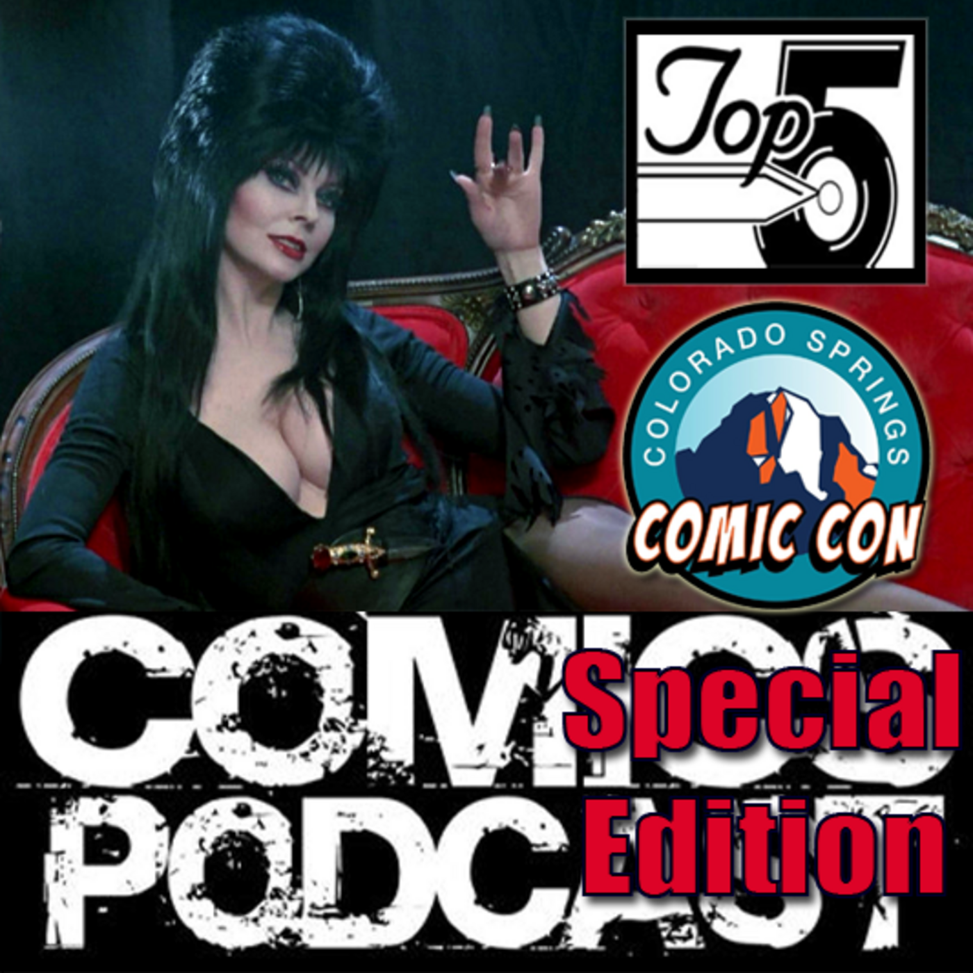 Episode 204: Top 5 Comics Podcast - Colorado Springs Comic Con Special Edition 2023 Episode 3 Elvira
