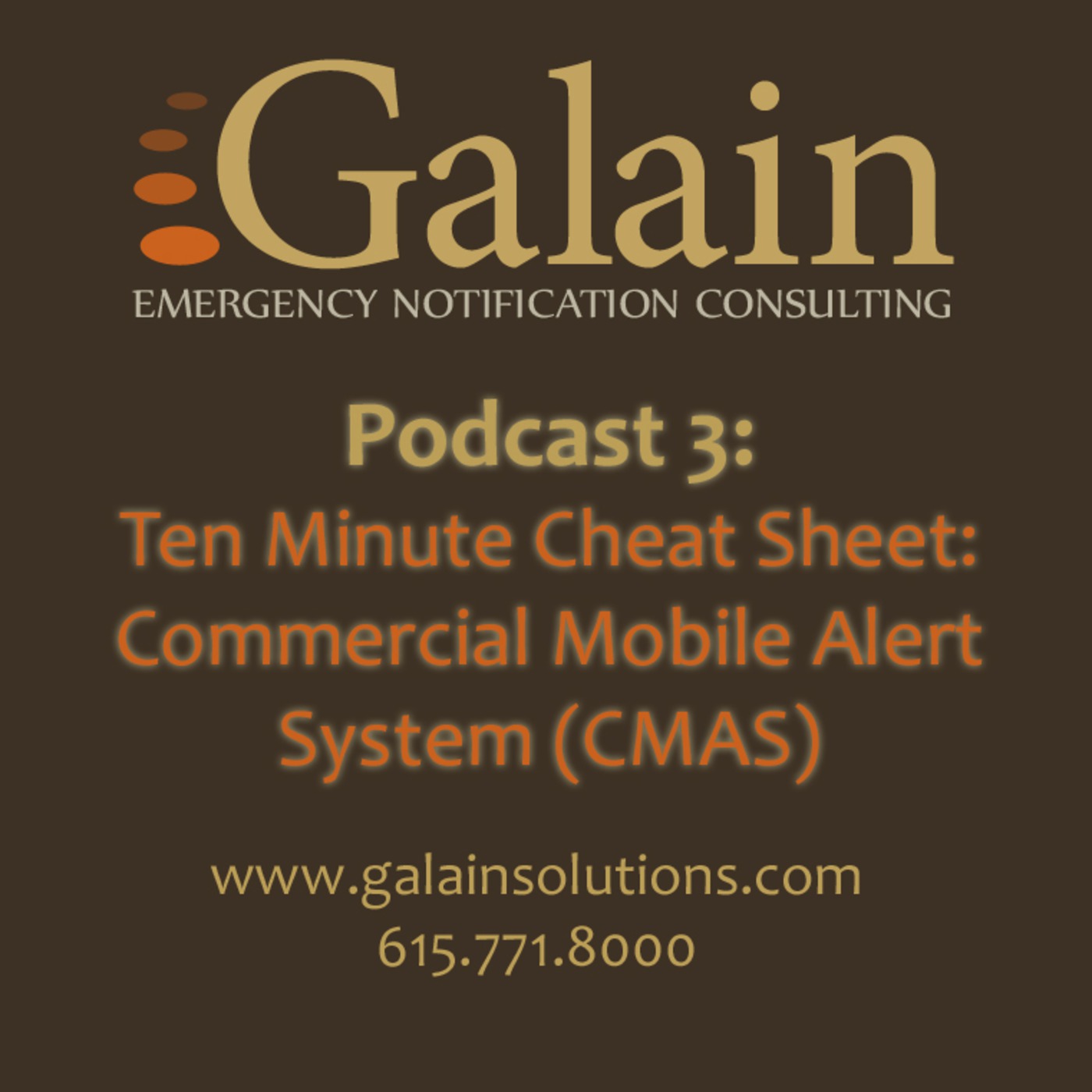 cover of episode Episode 3: Commercial Mobile Alert System (CMAS)