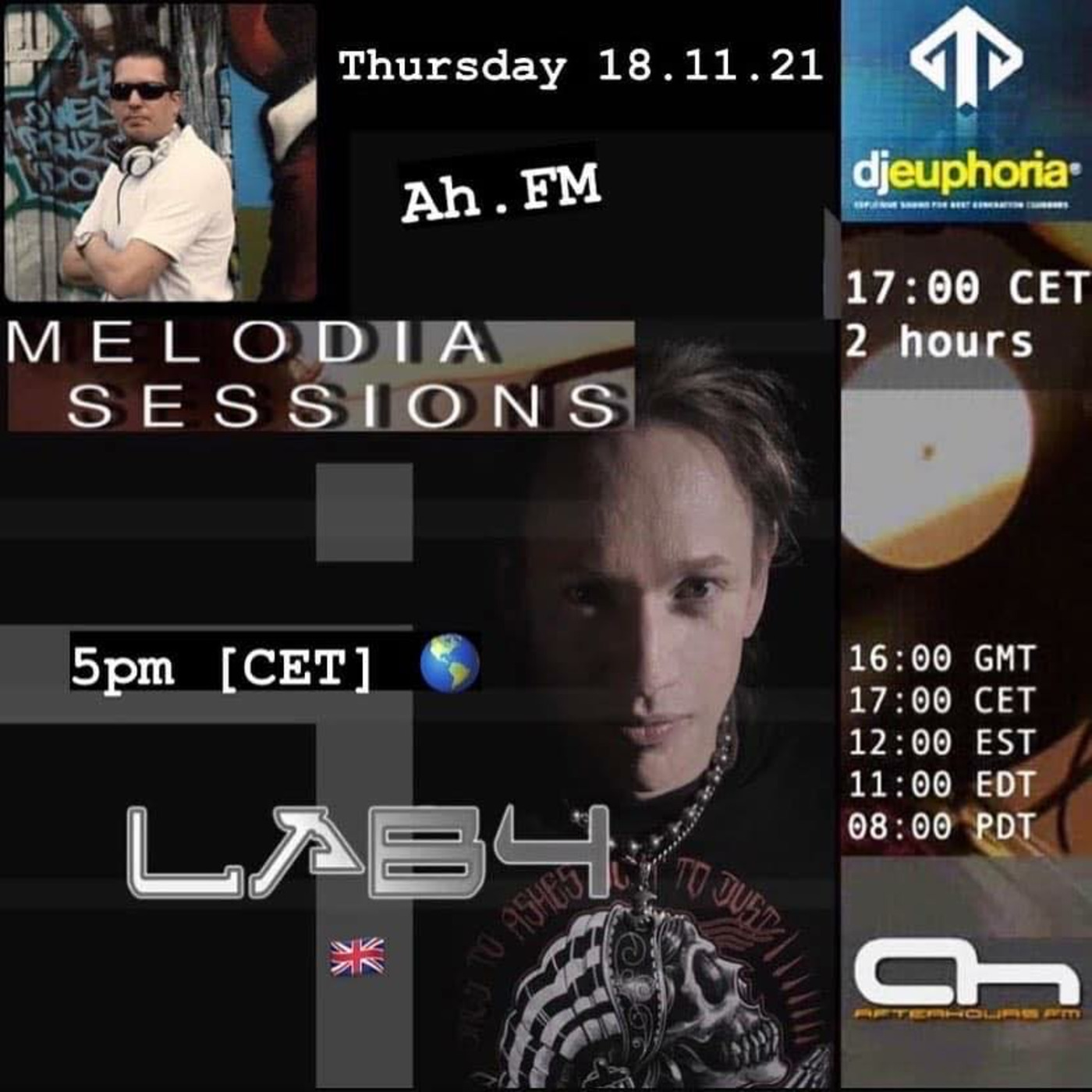 Episode 75: Euphoria presents Melodia Sessions 036 with Legendary Lab4 on AH.FM