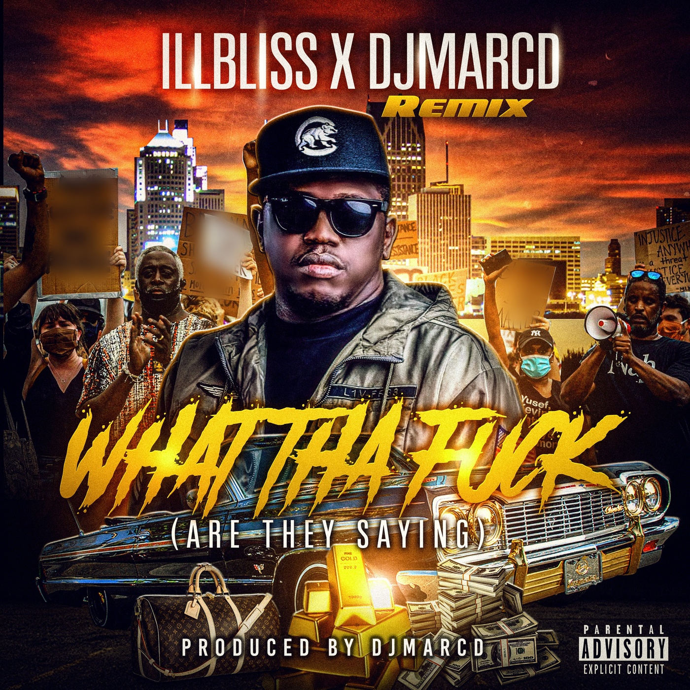 WHAT THA FUCK (AreTheySaying) #WTF - ILLBLISS X DJMARCD #REMIX #CLUBREMIX @HEADZSTASHRECO1 #BLACKLIVESMATTER