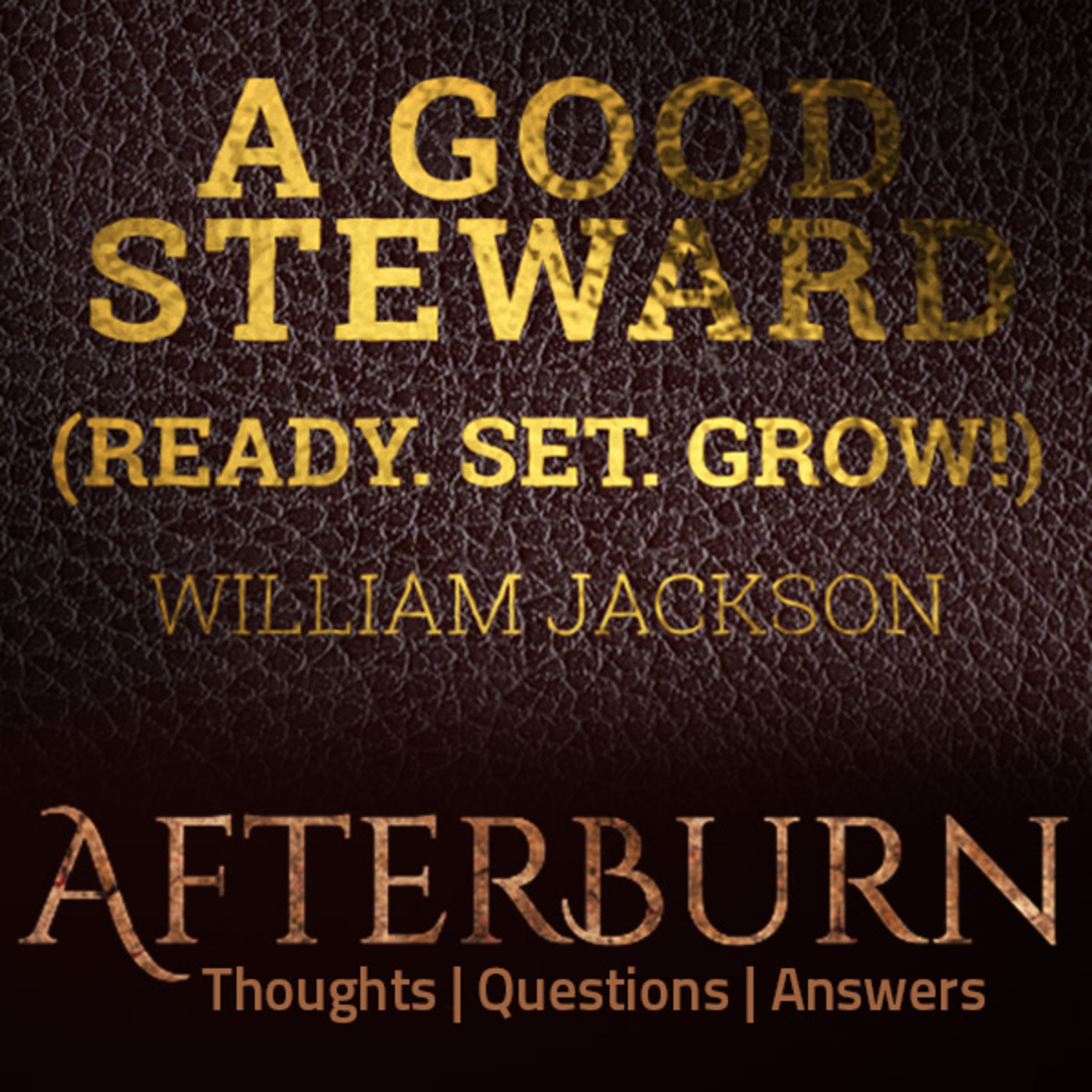 Episode 714: Afterburn | Thoughts, Q&A on A Good Steward (Ready. Set. Grow!)