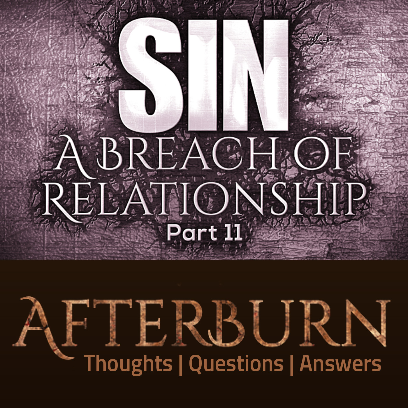 Episode 857: Afterburn | SIN - A Breach of Relationship | Part 11