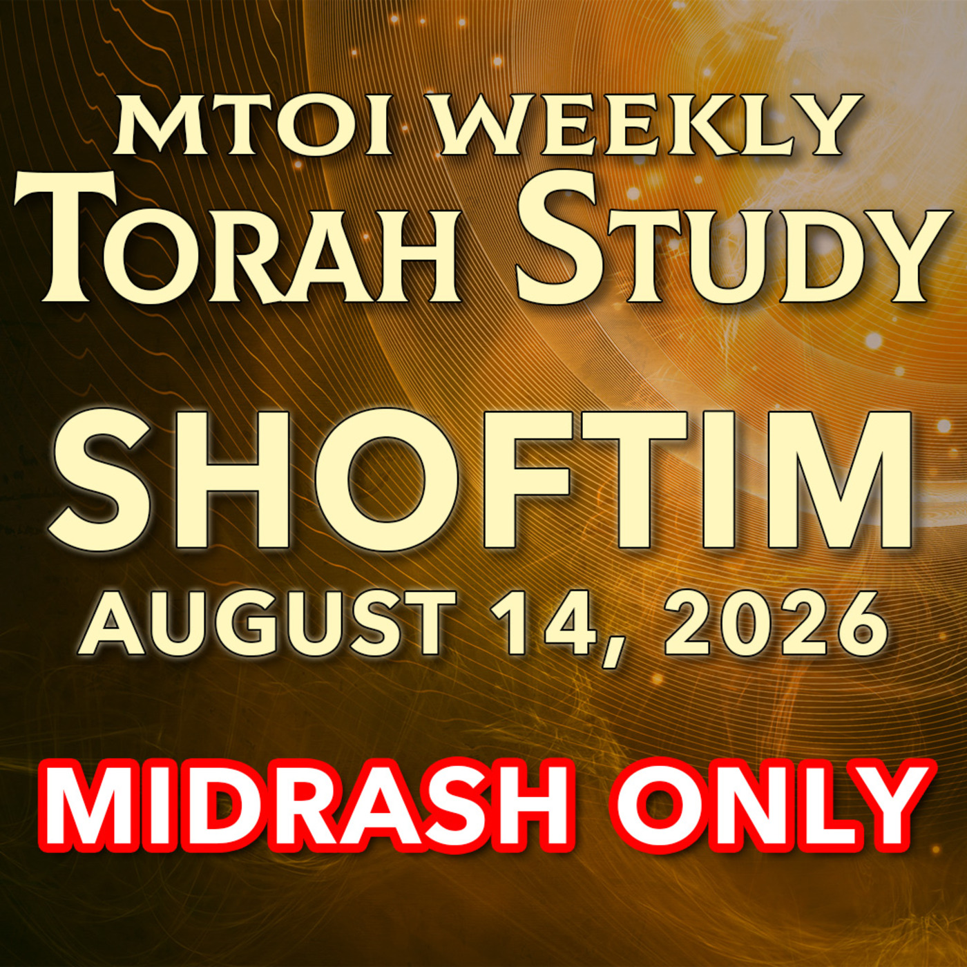 Shoftim (Midrash Only) | MTOI Weekly Torah Study episode artwork