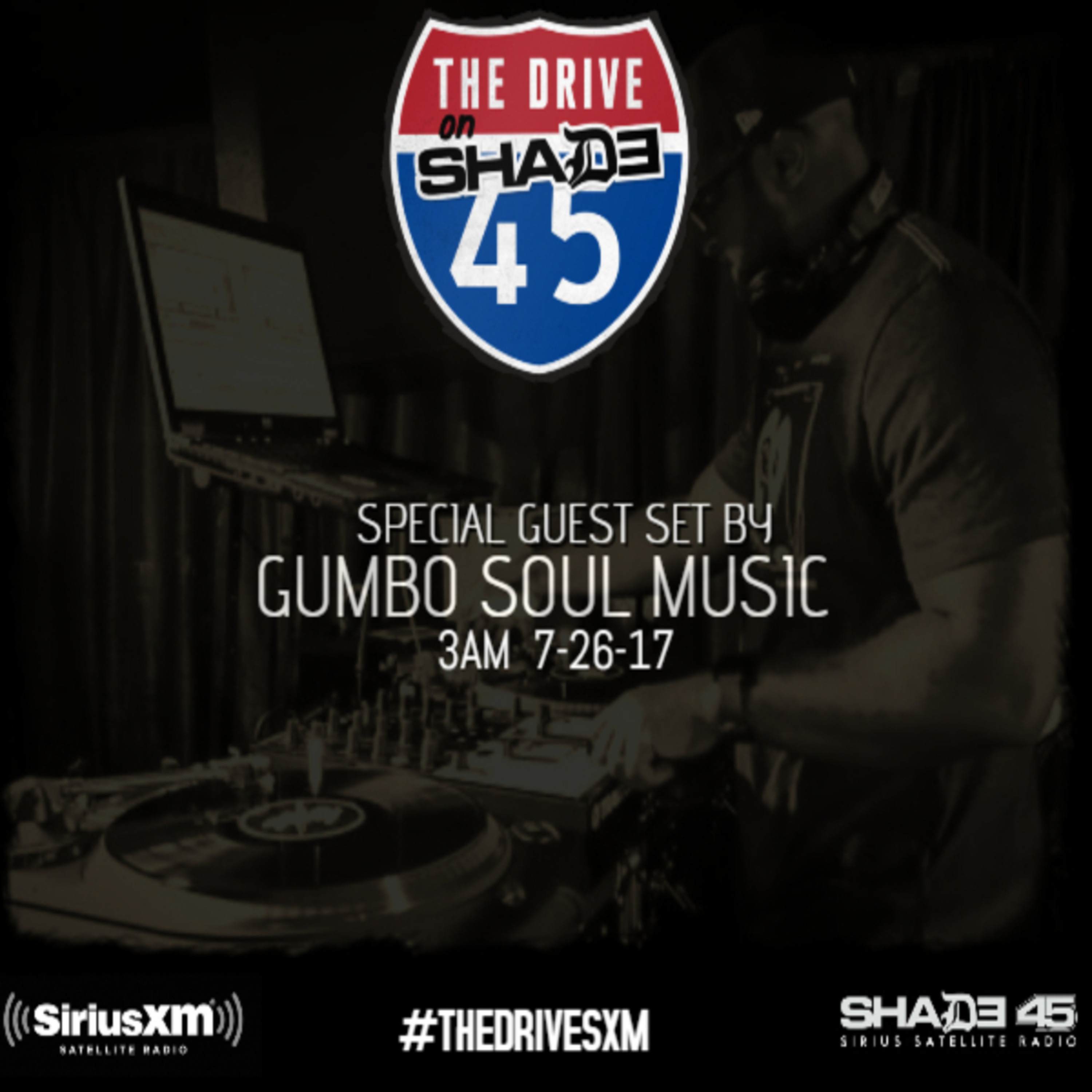 Black Podcasting - Guest Set on The Drive on Shade 45