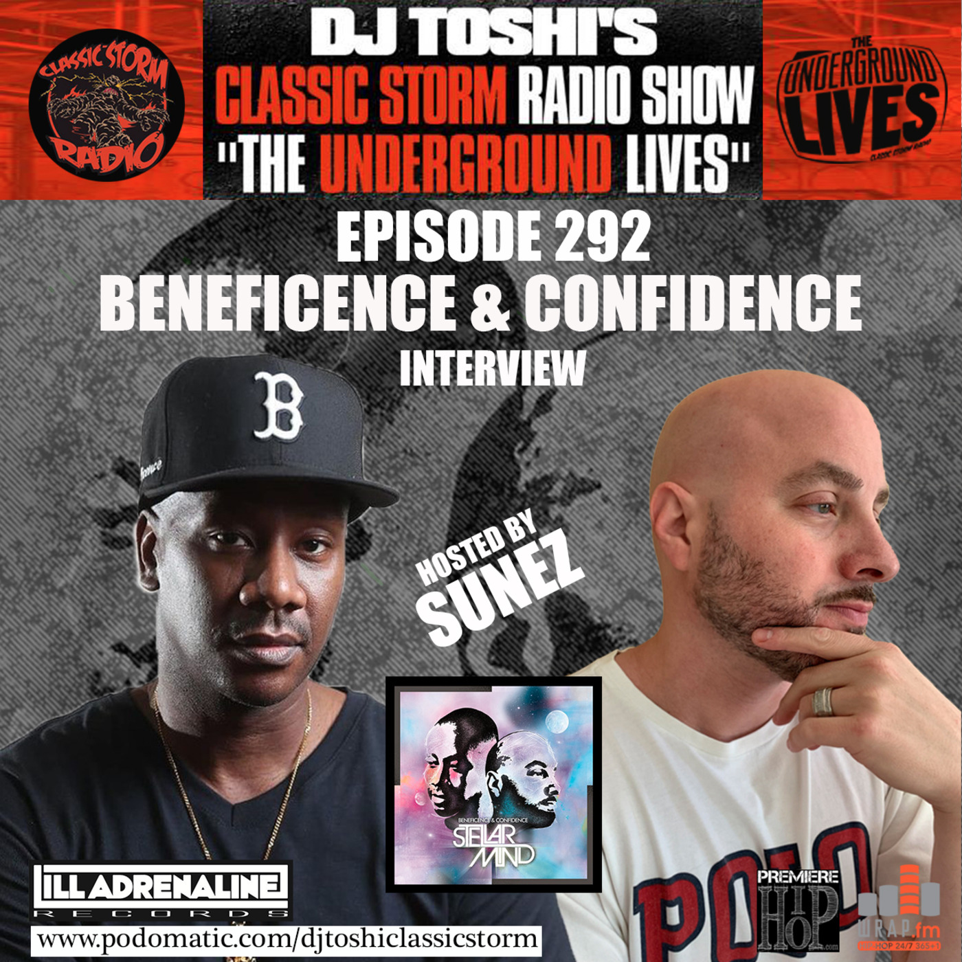 Episode 142: CLASSIC STORM RADIO EPISODE 292 - BENEFICENCE & CONFIDENCE INTERVIEW episode artwork