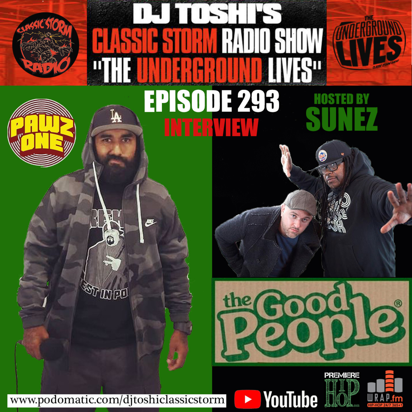 Episode 143: CLASSIC STORM RADIO EPISODE 293 - THE GOOD PEOPLE / PAWZ ONE INTERVIEW episode artwork