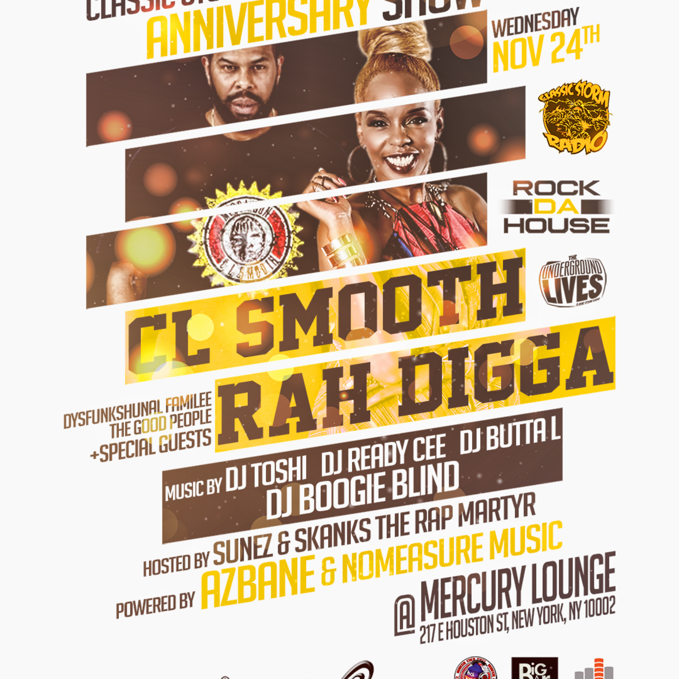 Episode 300: CLASSIC STORM RADIO 14 YEAR ANNIVERSARY FEAT. CL SMOOTH, RAH DIGGA, DJ BOOGIE BLIND & MORE episode artwork